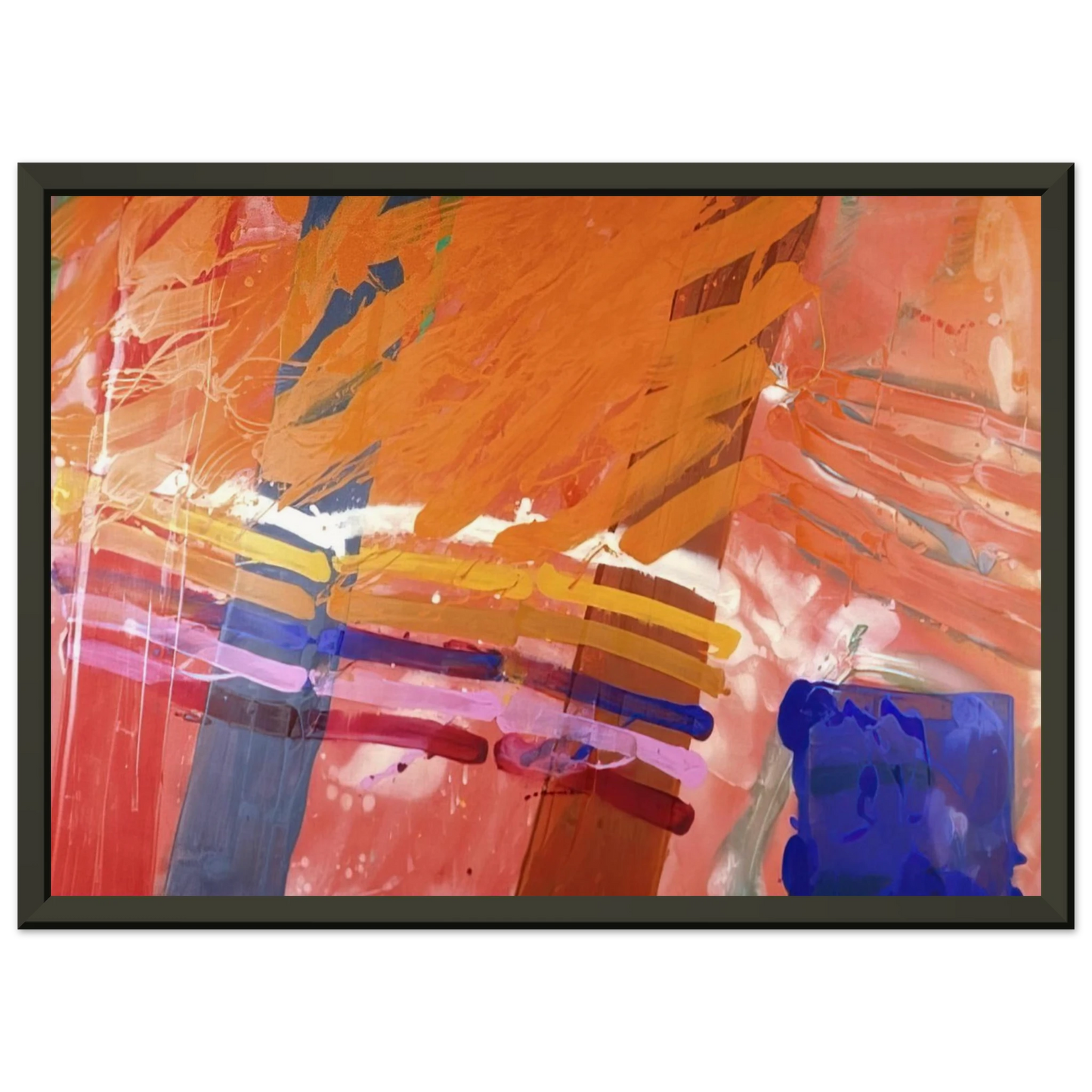 Albert Irvin Renfrew 1983 Framed Art Print - Aluminum Frame - 60x80 cm / 24x32 inches