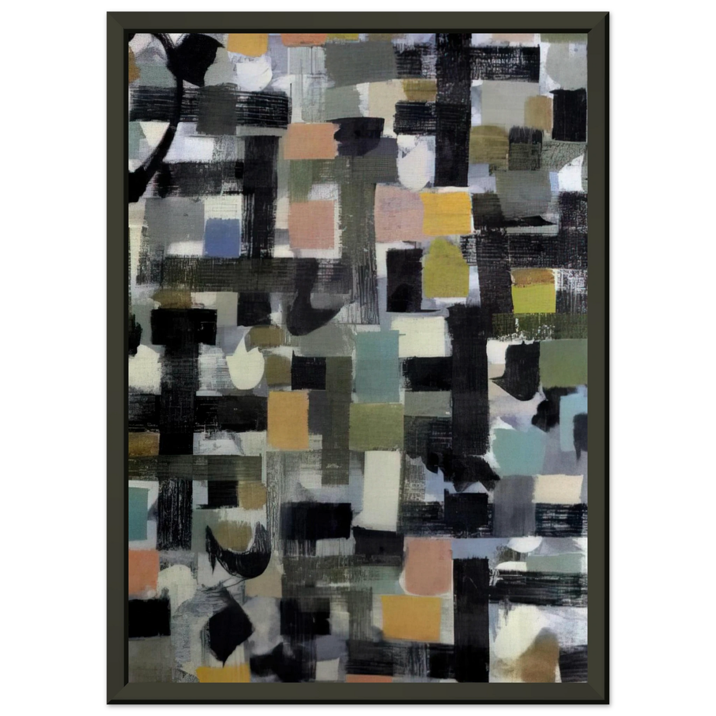 Bradley Walker Tomlin Number 13 1952 Framed Art Print - Aluminum Frame - 60x80 cm / 24x32 inches