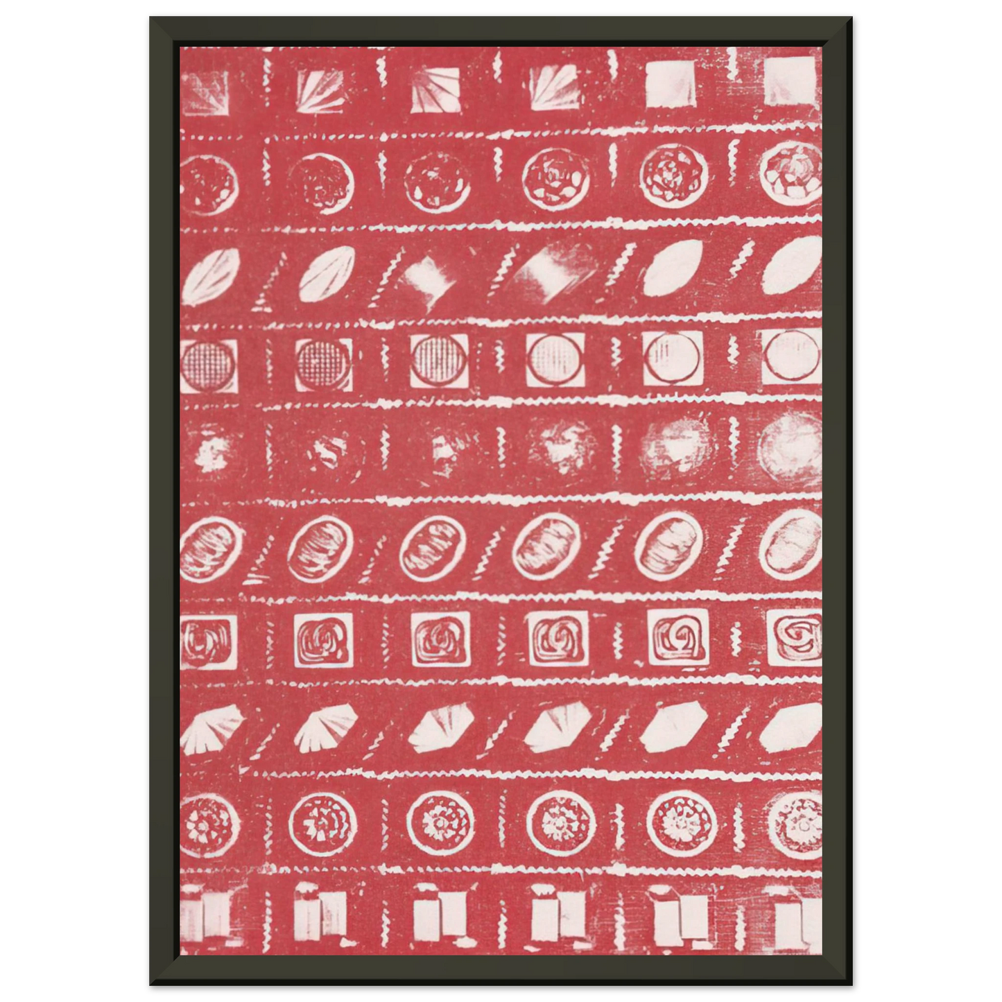 Andy Warhol Candy Box Framed Art Print - Aluminum Frame - 40x50 cm / 16x20 inches