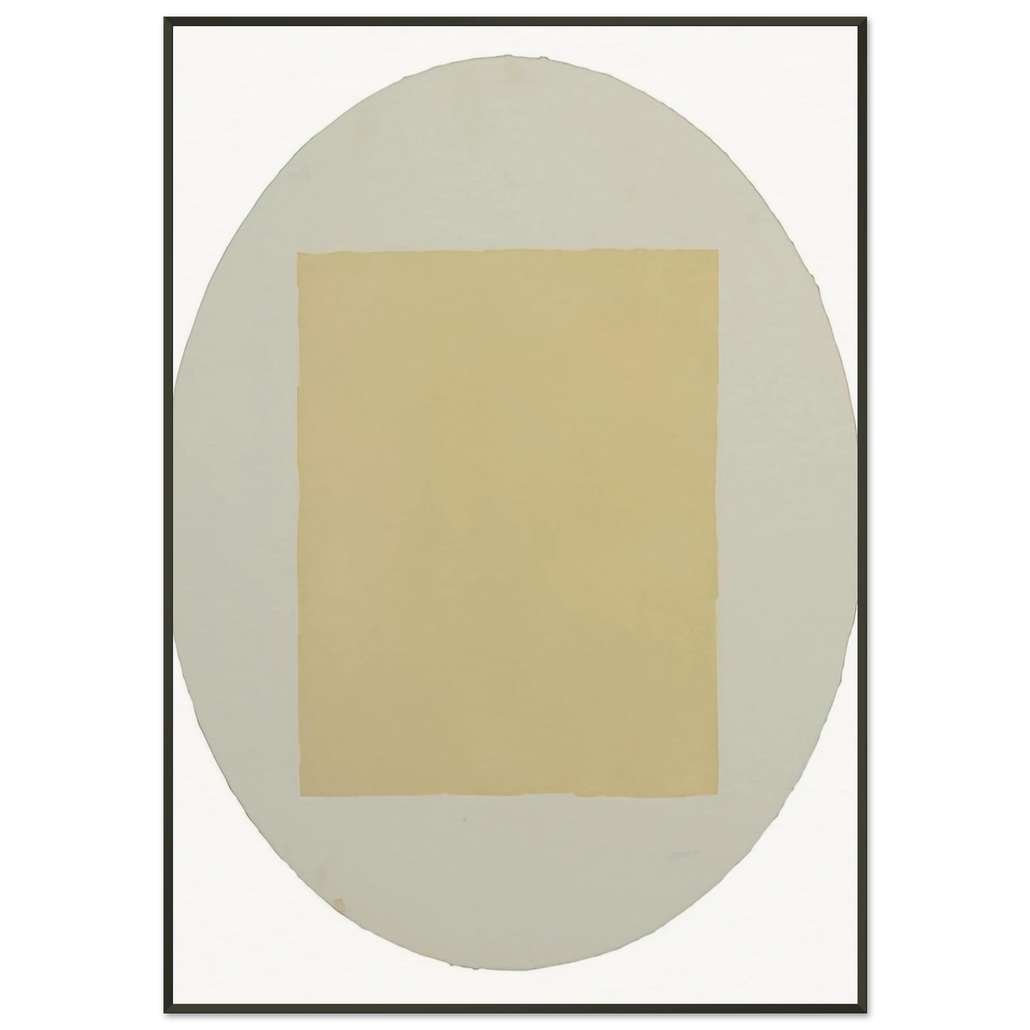 Robert Ryman Untitled from Seven Aquatints Minimalism Framed Art Print - Aluminum Frame - 21x29.7 cm / 8x12"