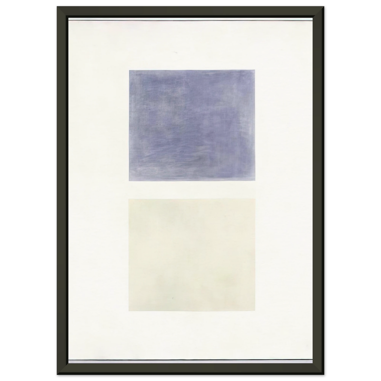 Agnes Martin This Rain Framed Art Print - Aluminum Frame - 60x80 cm / 24x32 inches