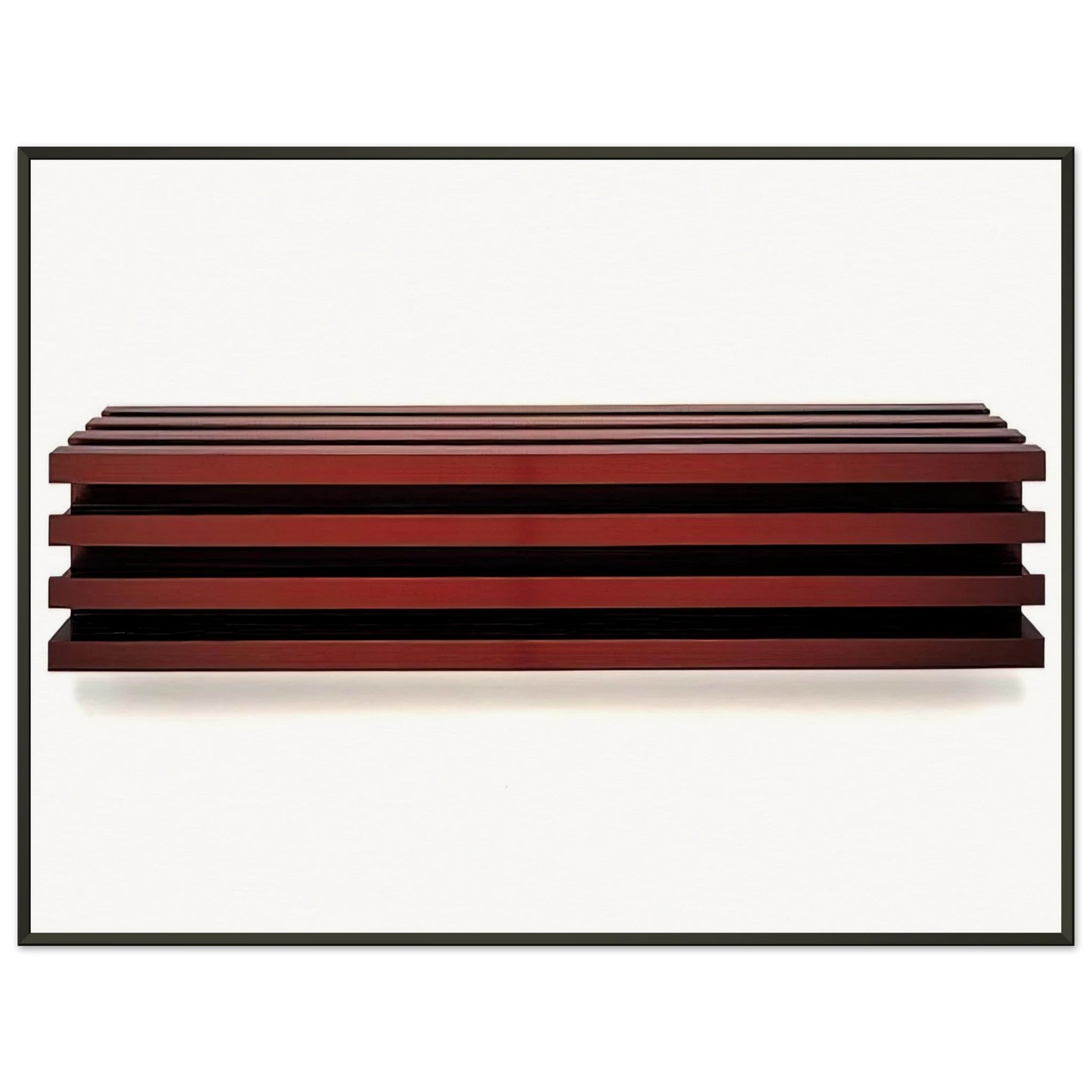 Donald Judd Untitled Aluminum 1991 Framed Art Print - Aluminum Frame - 70x100 cm / 28x40 inches