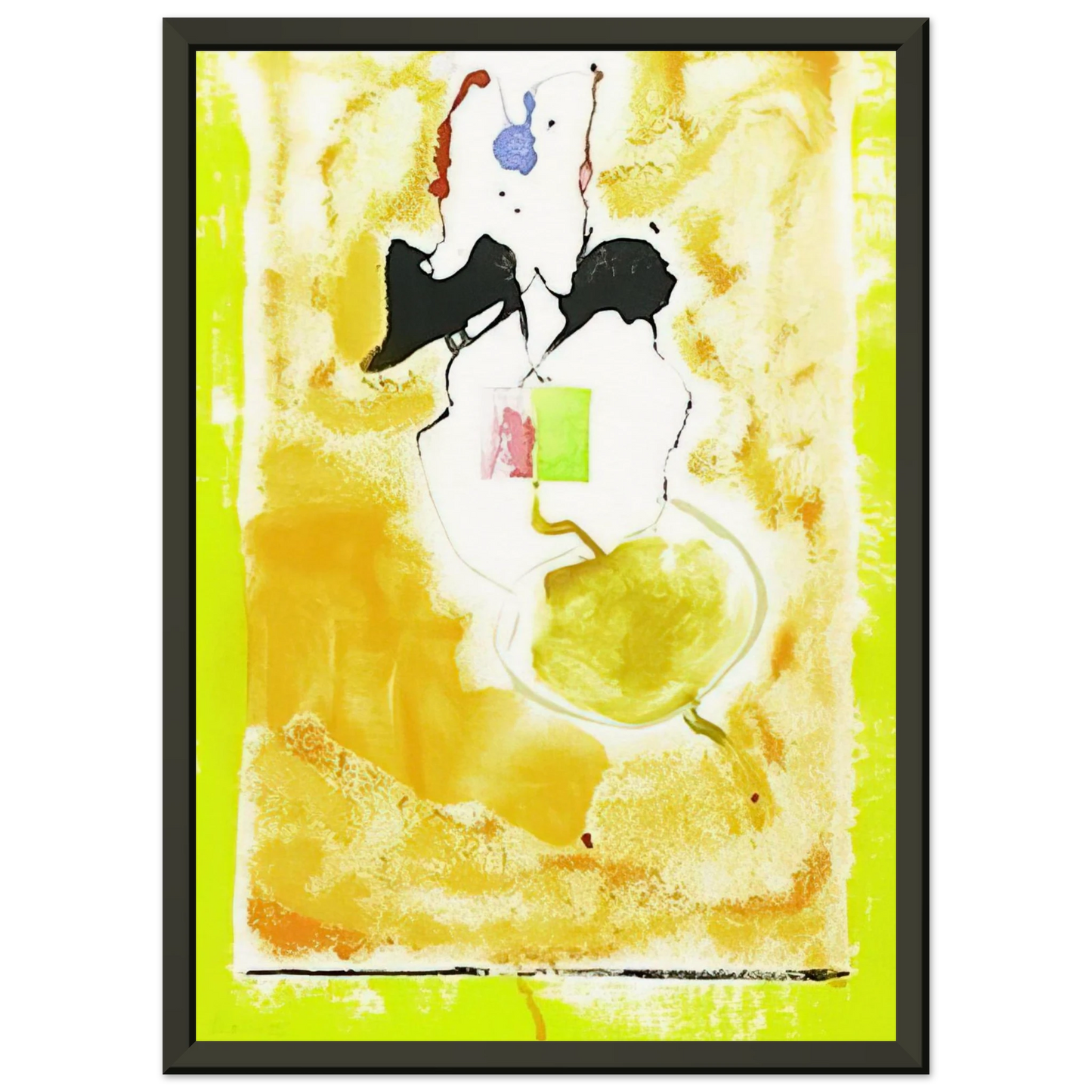 Helen Frankenthaler Solar Imp 2001 Framed Art Print - Aluminum Frame - 70x100 cm / 28x40 inches
