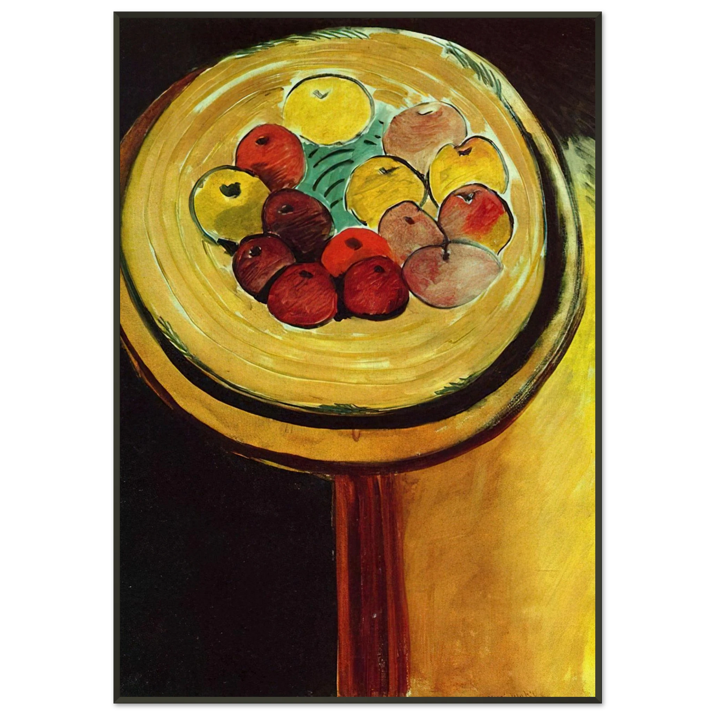 Henri Matisse APPLES 1916 Framed Art Print - Aluminum Frame - 21x29.7 cm / 8x12"