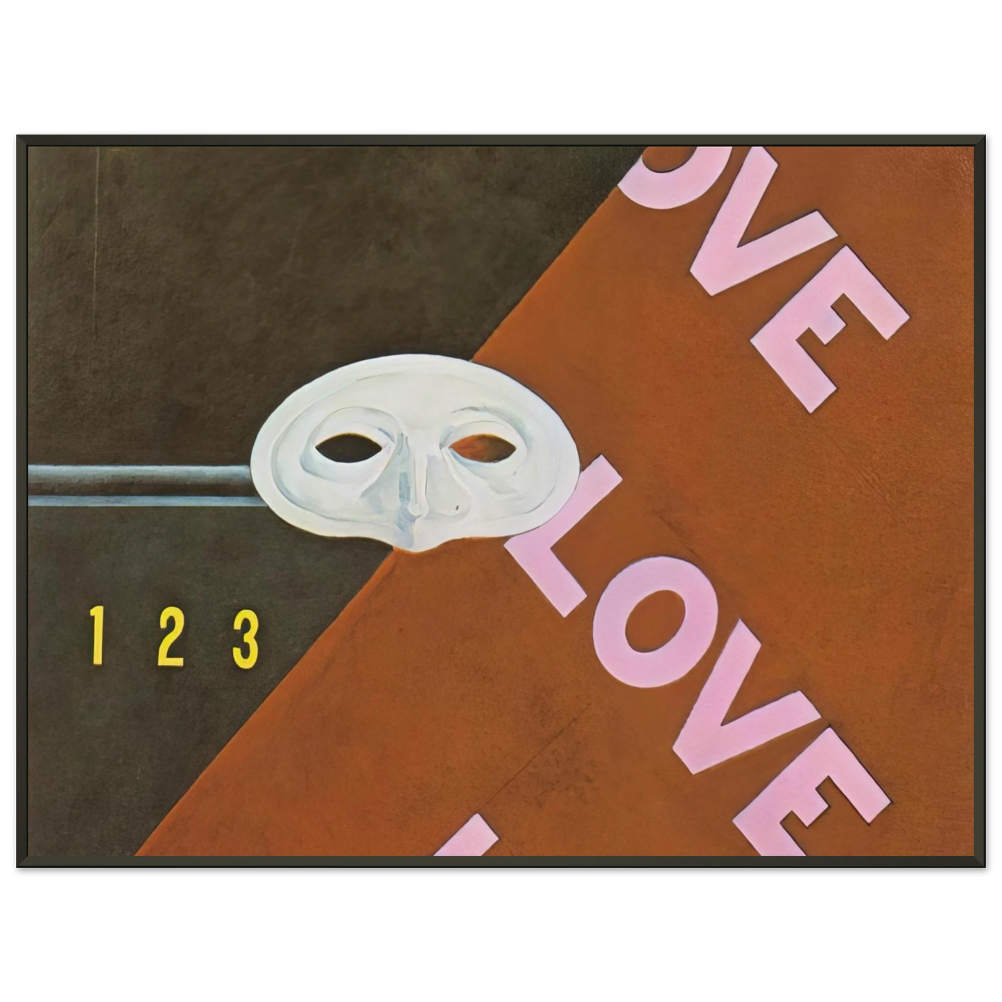 Charles Demuth Love Love Love Gertrude Stein 1928 Framed Art Print - Aluminum Frame - 60x80 cm / 24x32 inches