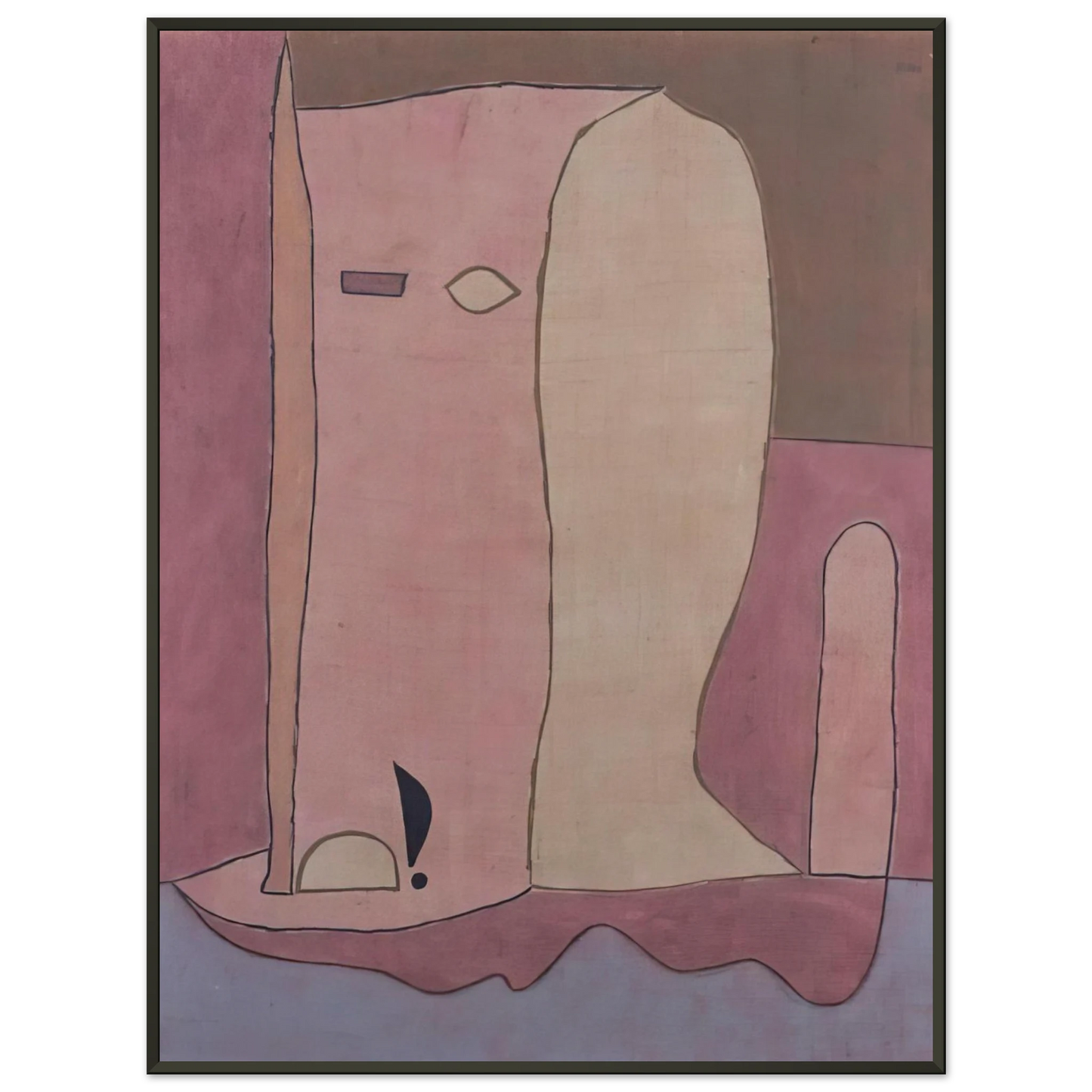 Paul Klee GARDEN FIGURE 1940 Framed Art Print - Aluminum Frame - 40x50 cm / 16x20 inches