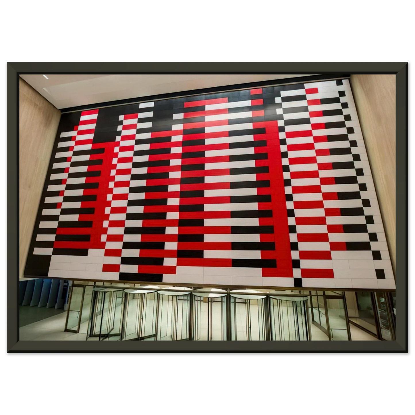 Josef Albers MANHATTAN 1963 Framed Art Print - Aluminum Frame - 60x80 cm / 24x32 inches