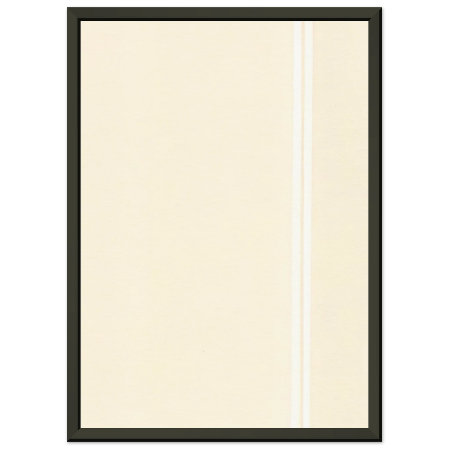 Barnett Newman The Station of the Cross Ninth Station Framed Art Print - Aluminum Frame - 70x100 cm / 28x40 inches