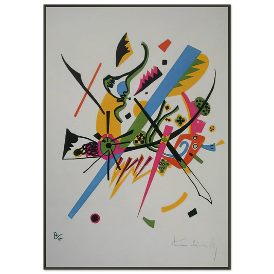 Wassily Kandinsky  SMALL WORLDS 1922 Framed Art Print  - Aluminum Frame - 21x29.7 cm / 8x12"