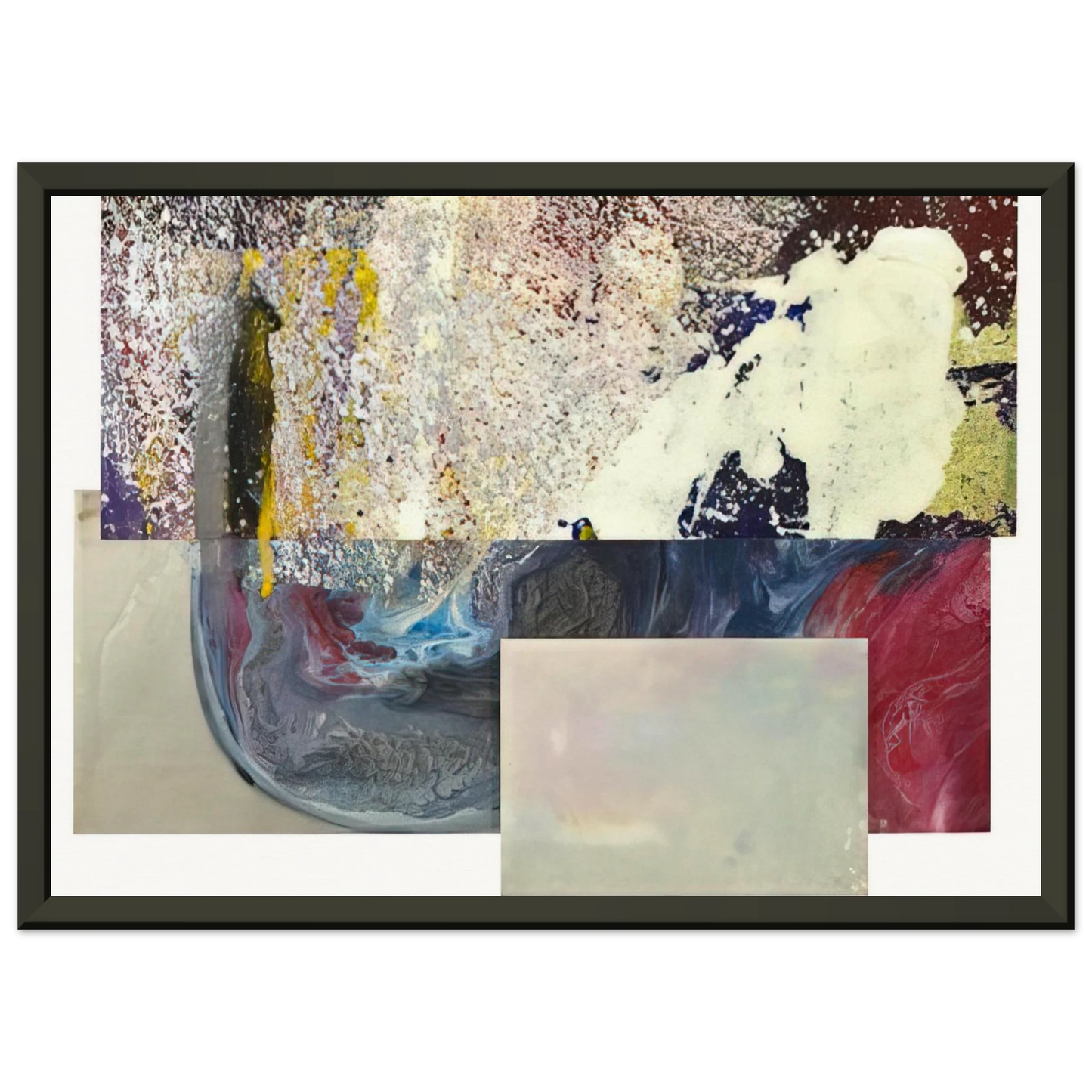 Sam Gilliam Newly Little Framed Art Print - Aluminum Frame - 40x50 cm / 16x20 inches