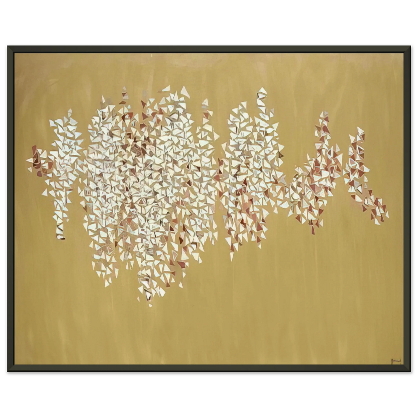 Robert Goodnough Untitled 1962 Framed Art Print - Aluminum Frame - 60x80 cm / 24x32 inches