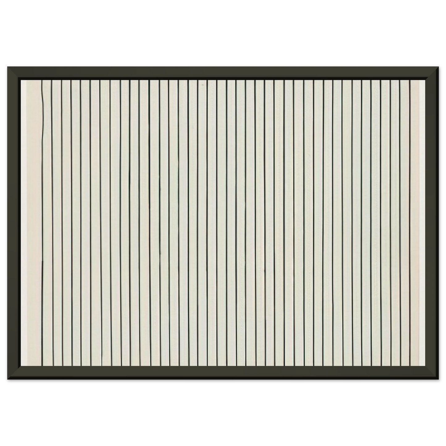 Ellsworth Kelly Vertical Lines from the series Line Form Color Framed Art Print - Aluminum Frame - 40x50 cm / 16x20 inches