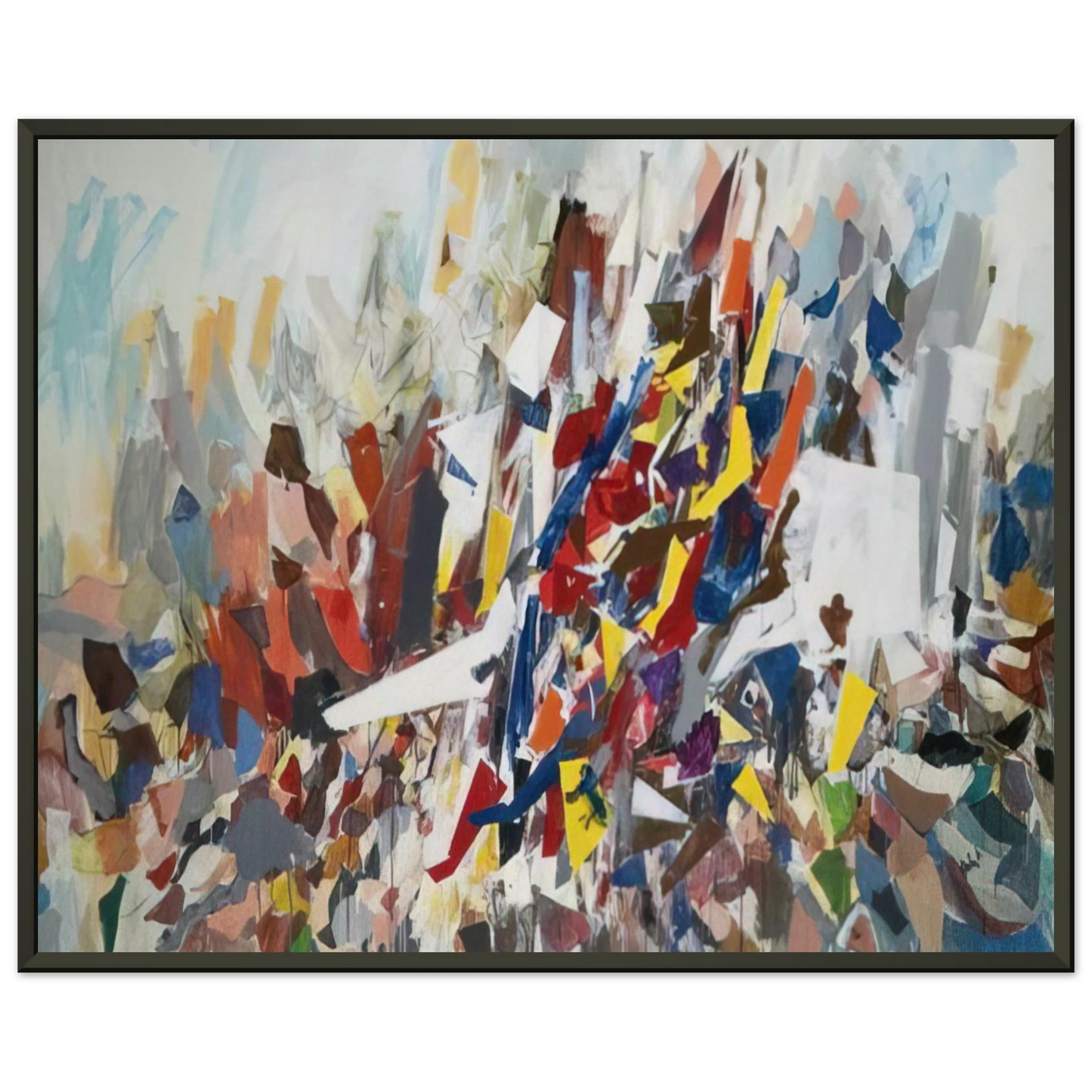 Robert Goodnough 9th Street 1978 Framed Art Print - Aluminum Frame - 70x100 cm / 28x40 inches
