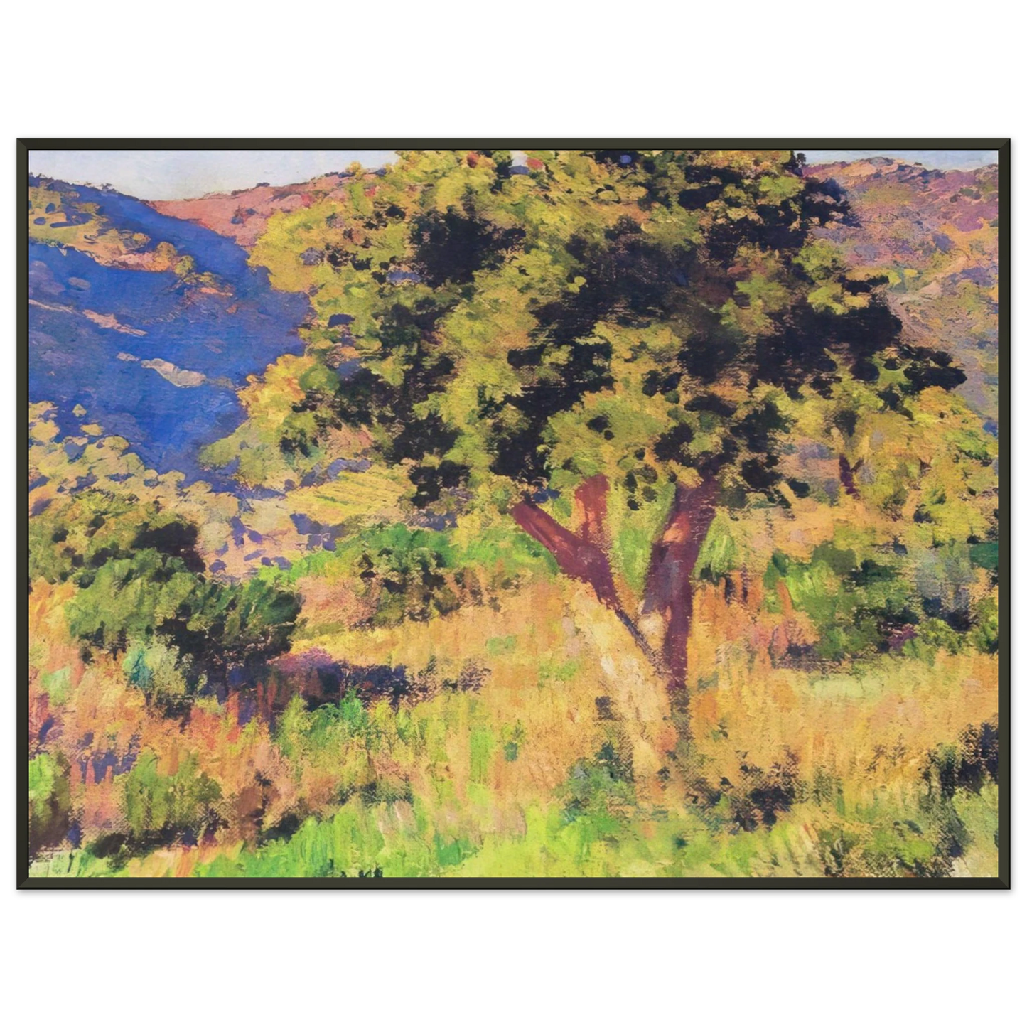 Theo van Rysselberghe FUNDS OF ST CLAIR 1921 Framed Art Print - Aluminum Frame - 40x50 cm / 16x20 inches