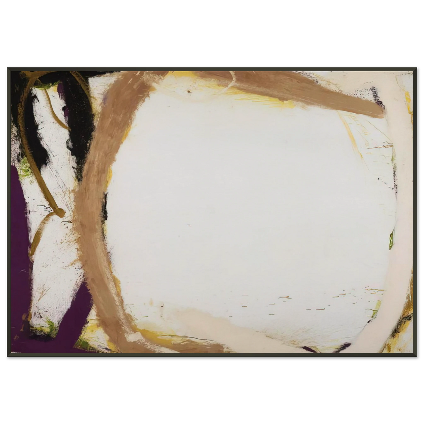 Norman Bluhm Mojabe 1966 Framed Art Print - Aluminum Frame - 21x29.7 cm / 8x12"