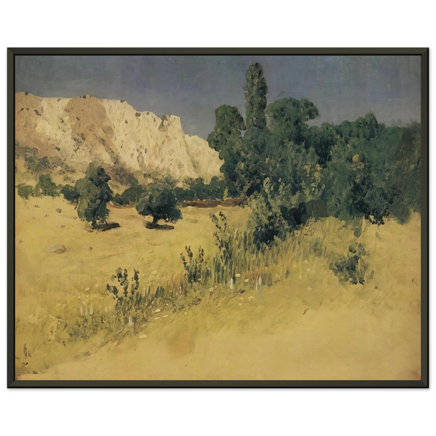 Arkhyp Kuindzhi Crimea Yayla Framed Art Print - Aluminum Frame - 70x100 cm / 28x40 inches
