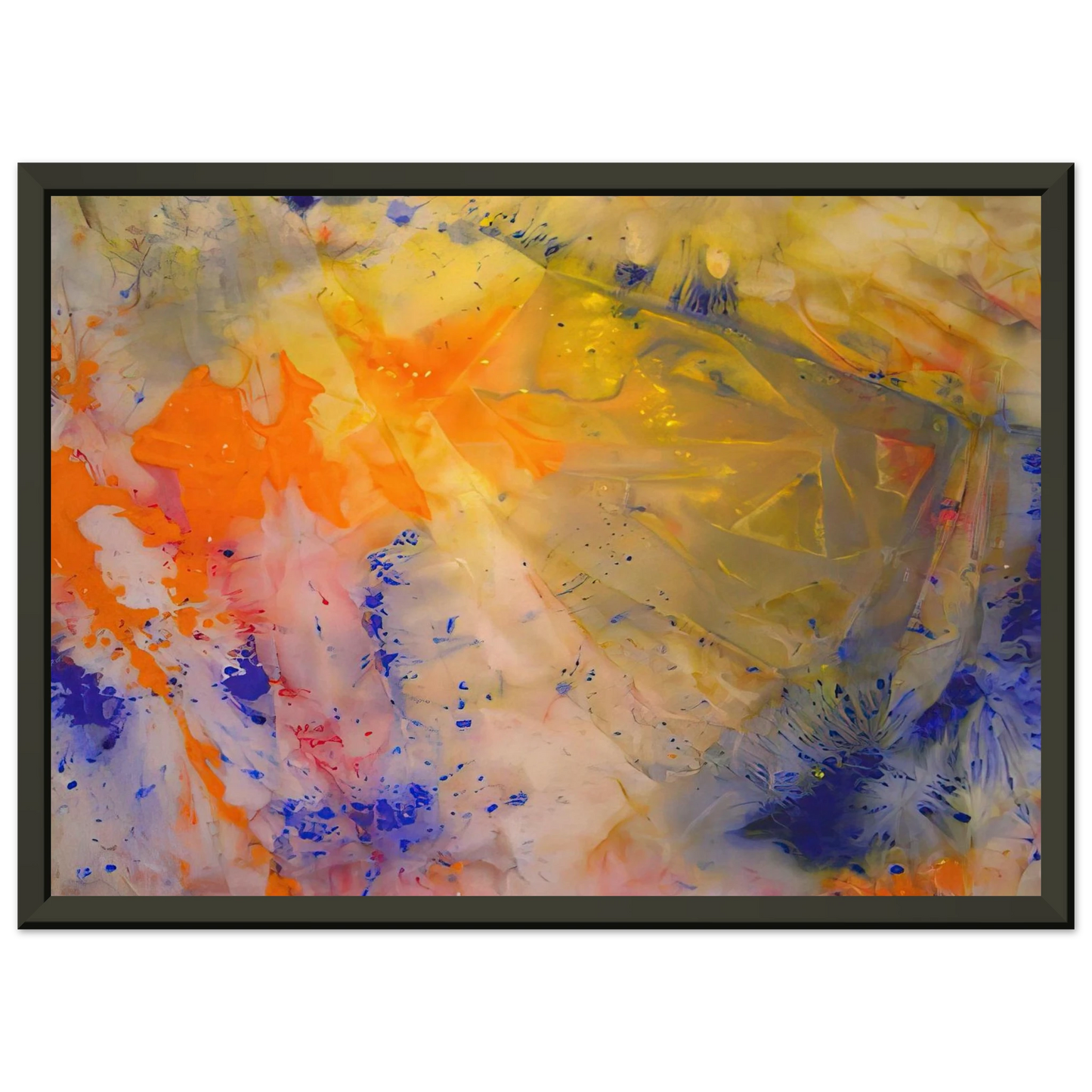 Sam Gilliam A Spring Thaw Framed Art Print - Aluminum Frame - 60x80 cm / 24x32 inches
