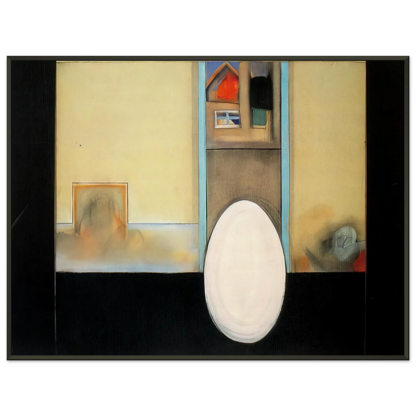 Miriam Schapiro The House Feminist Art Framed Art Print - Aluminum Frame - 70x100 cm / 28x40 inches