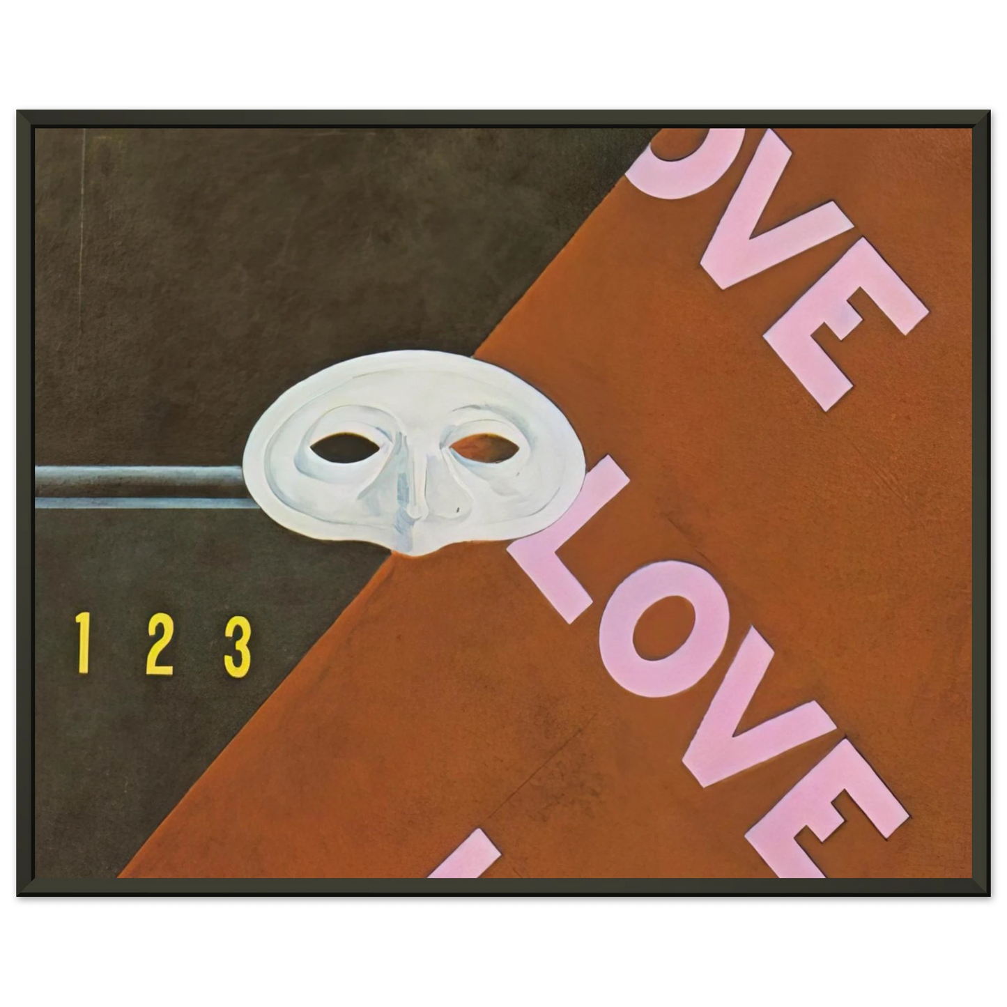 Charles Demuth Love Love Love Gertrude Stein 1928 Framed Art Print - Aluminum Frame - 40x50 cm / 16x20 inches