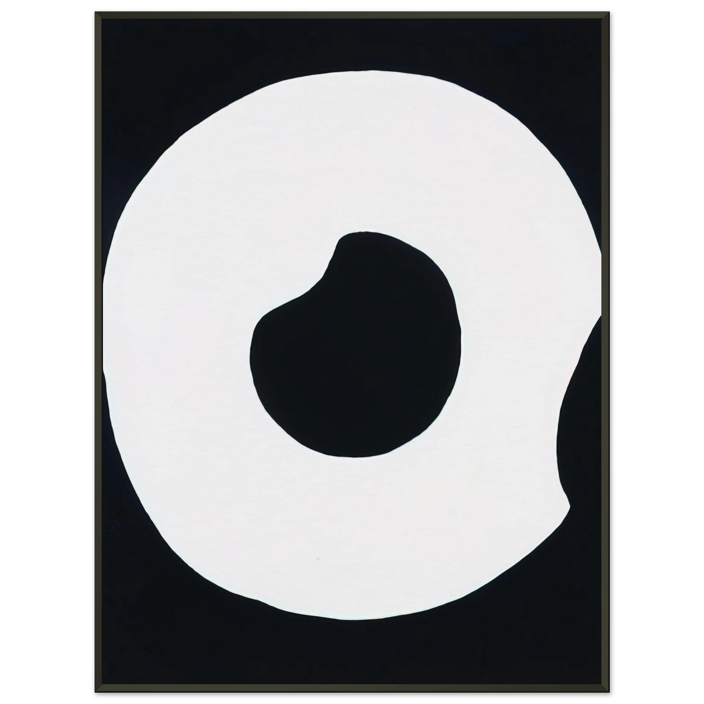 Jiro Yoshihara Untitled 1969 Framed Art Print - Aluminum Frame - 40x50 cm / 16x20 inches