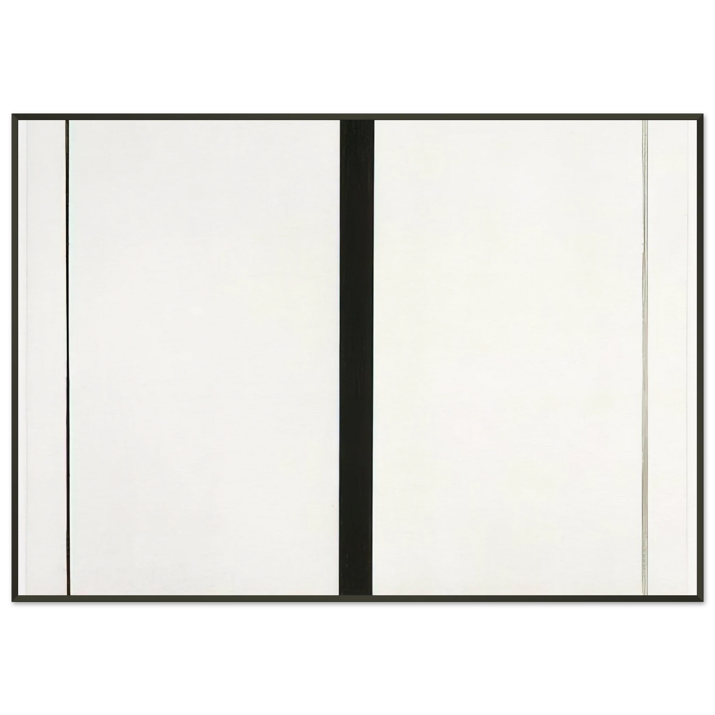 Barnett Newman Untitled Etching 1 Framed Art Print - Aluminum Frame - 21x29.7 cm / 8x12"