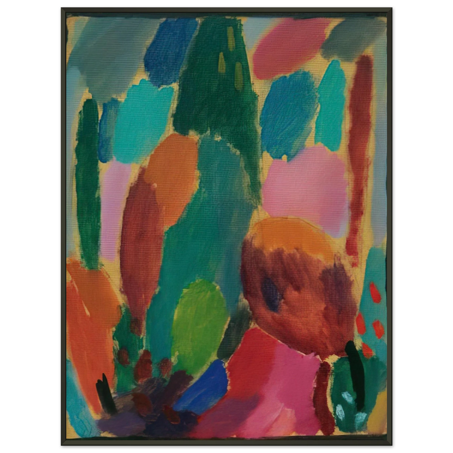 Alexej von Jawlensky VARIATION Z RTLICHKEITEN 1917 Framed Art Print - Aluminum Frame - 70x100 cm / 28x40 inches