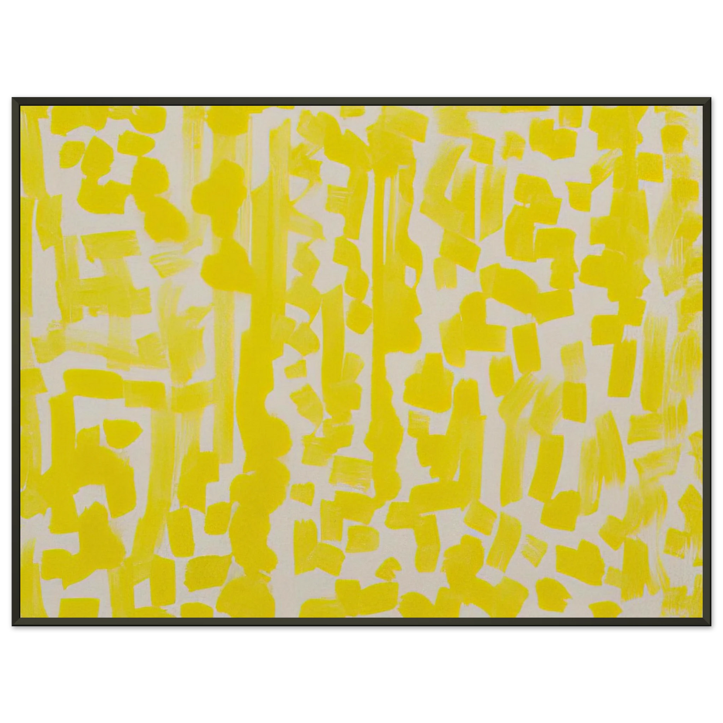 Ad Reinhardt Yellow Painting 1949 Framed Art Print - Aluminum Frame - 40x50 cm / 16x20 inches