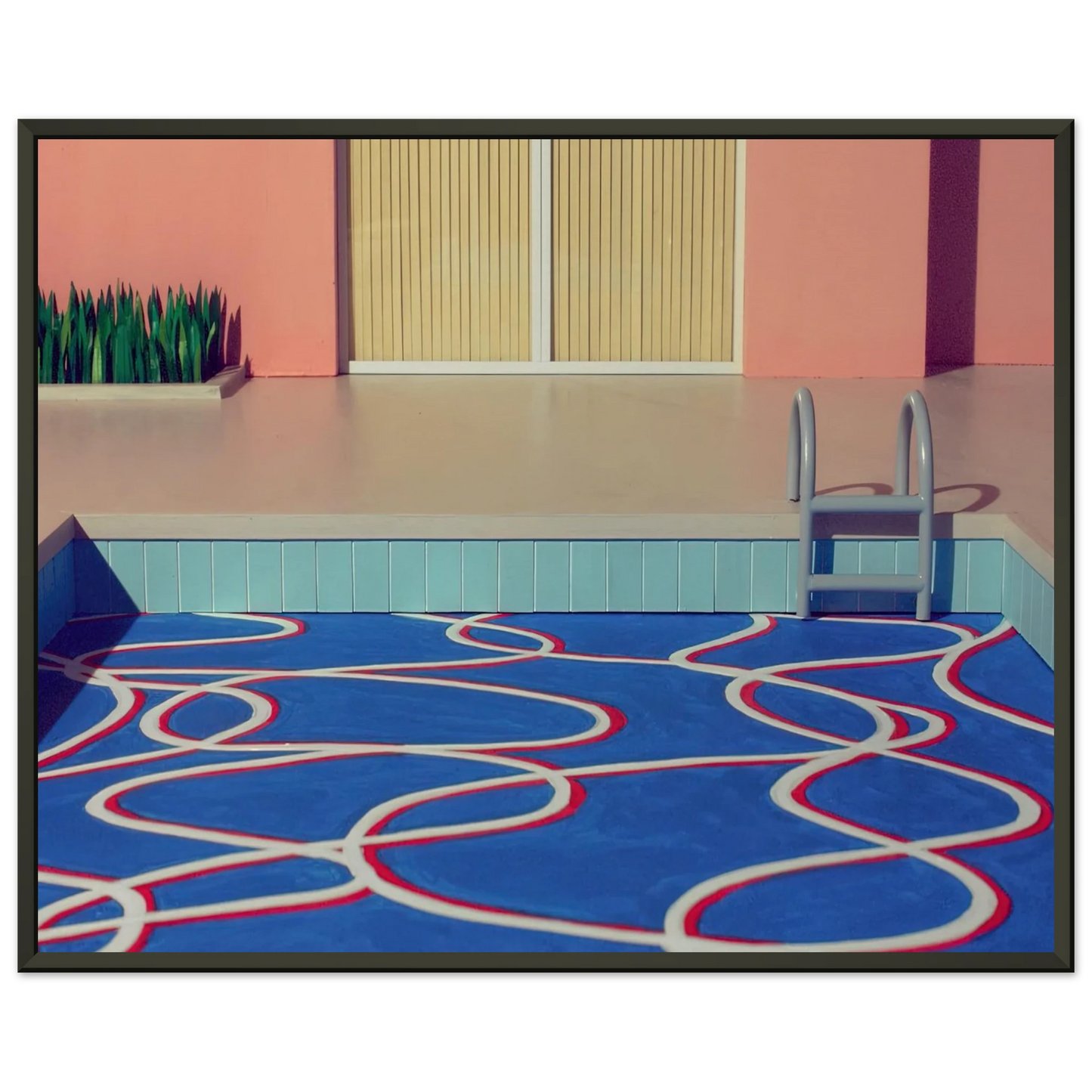 David Hockney David Hockney Framed Art Print - Aluminum Frame - 70x100 cm / 28x40 inches