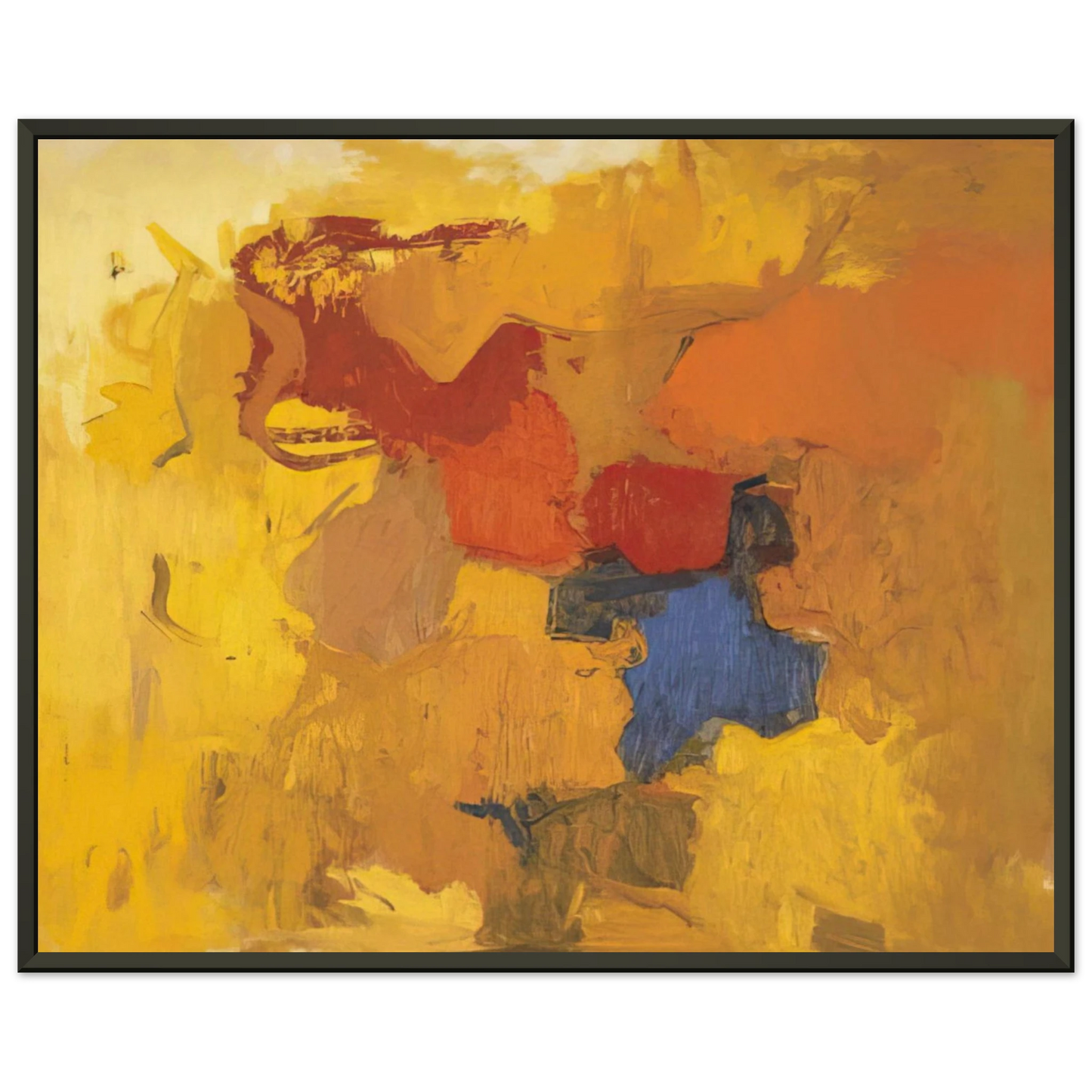 Esteban Vicente BALADA 1959 Framed Art Print - Aluminum Frame - 40x50 cm / 16x20 inches