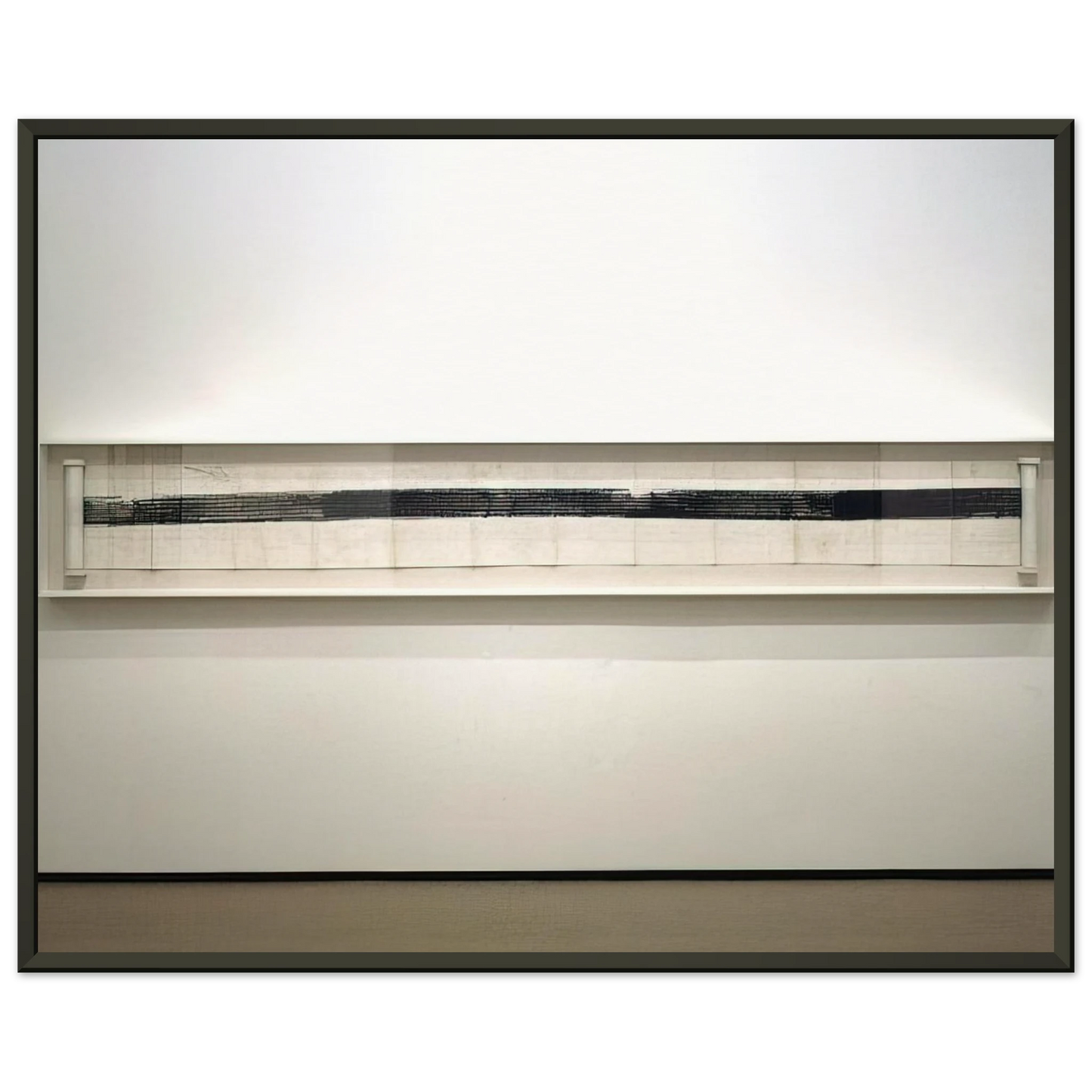 Robert Rauschenberg AUTOMOBILE TIRE PRINT 1953 Framed Art Print - Aluminum Frame - 40x50 cm / 16x20 inches