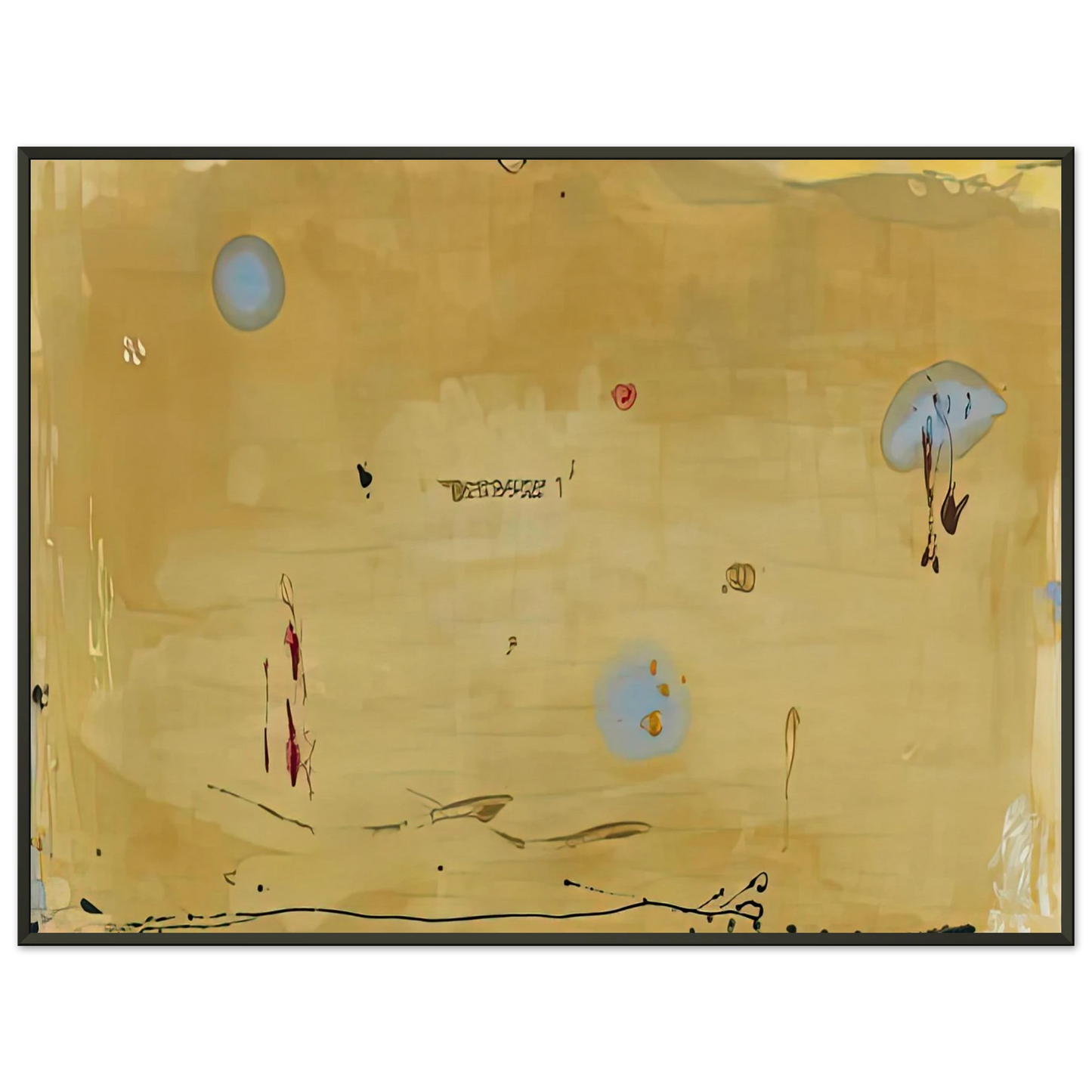 Helen Frankenthaler Brother Angel 1983 Framed Art Print - Aluminum Frame - 60x80 cm / 24x32 inches