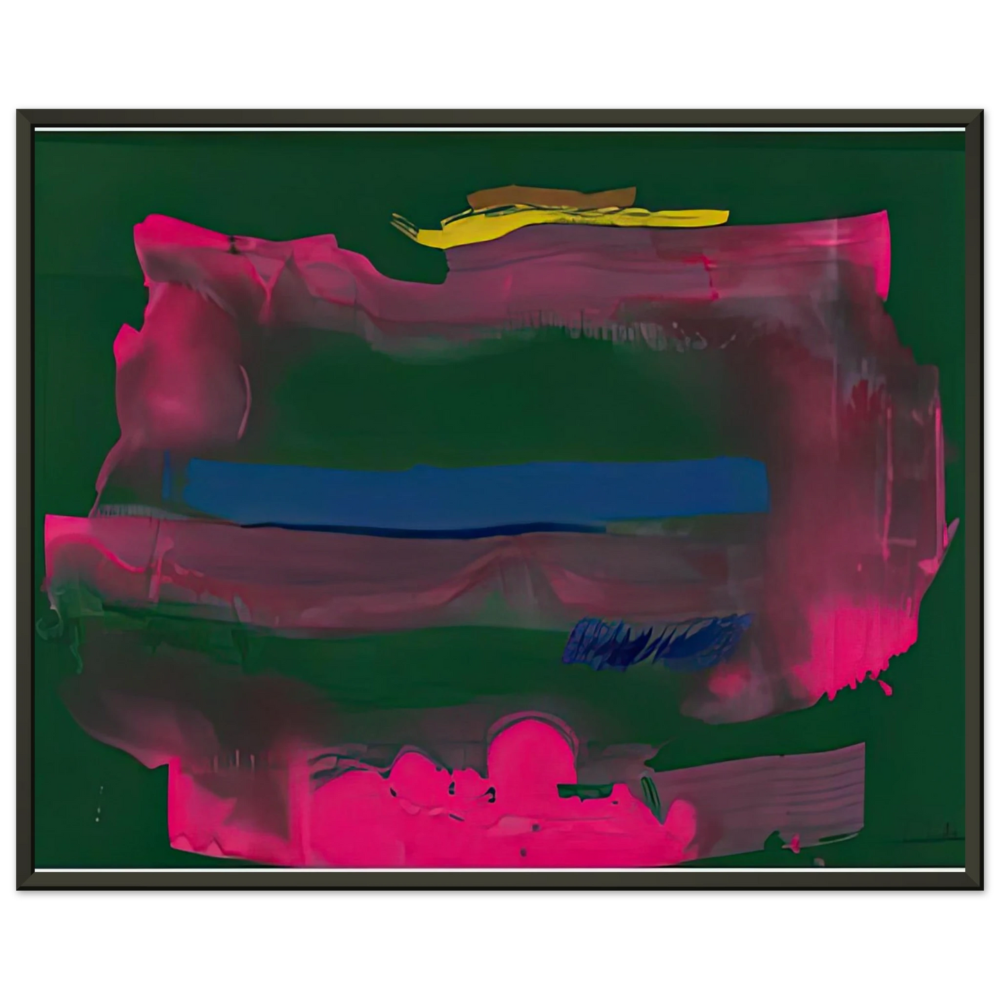 Helen Frankenthaler  Reef 1991 Framed Art Print  - Aluminum Frame - 70x100 cm / 28x40 inches