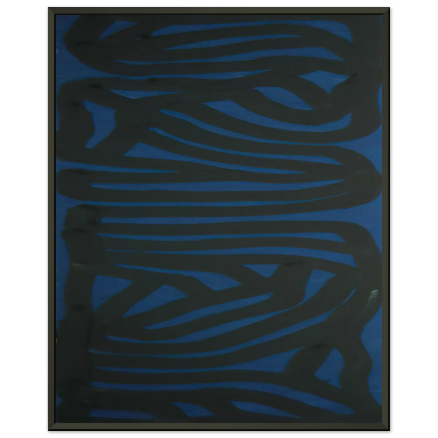 Sol LeWitt Blue Vertical Framed Art Print - Aluminum Frame - 70x100 cm / 28x40 inches