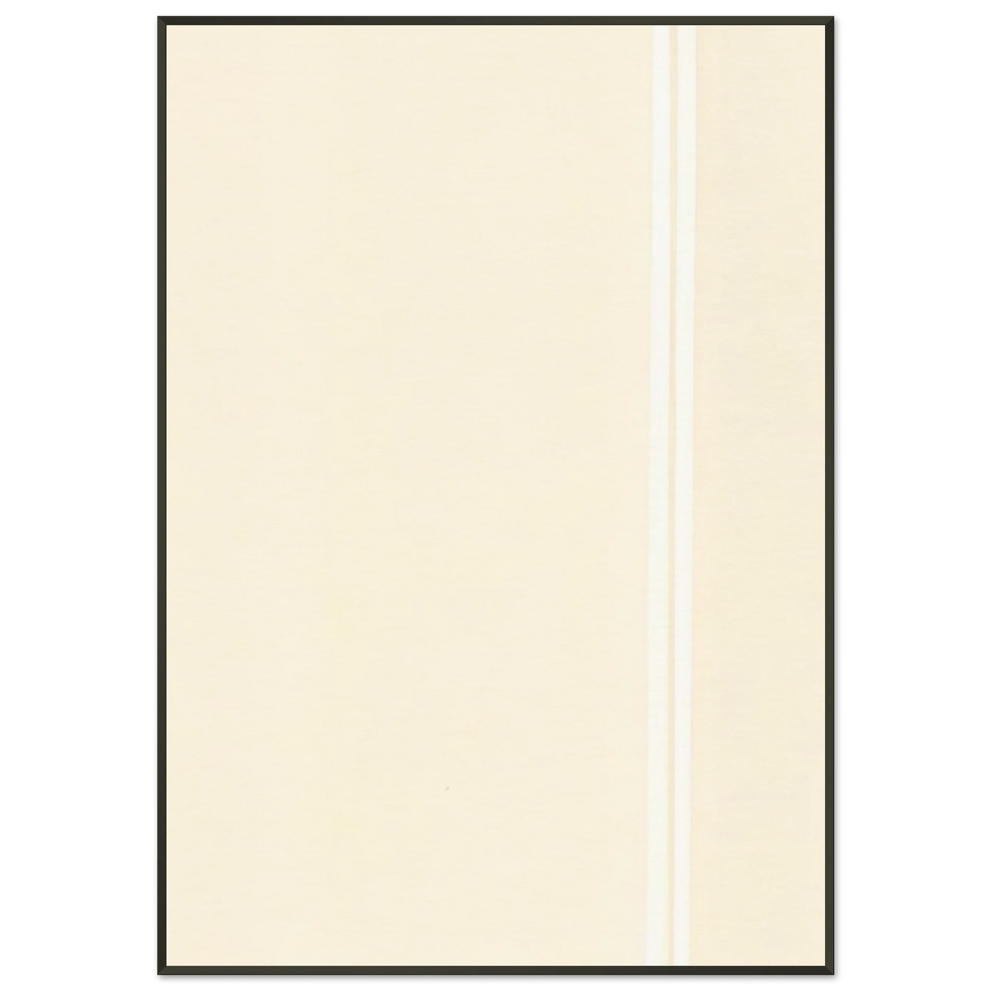 Barnett Newman The Station of the Cross Ninth Station Framed Art Print - Aluminum Frame - 21x29.7 cm / 8x12"