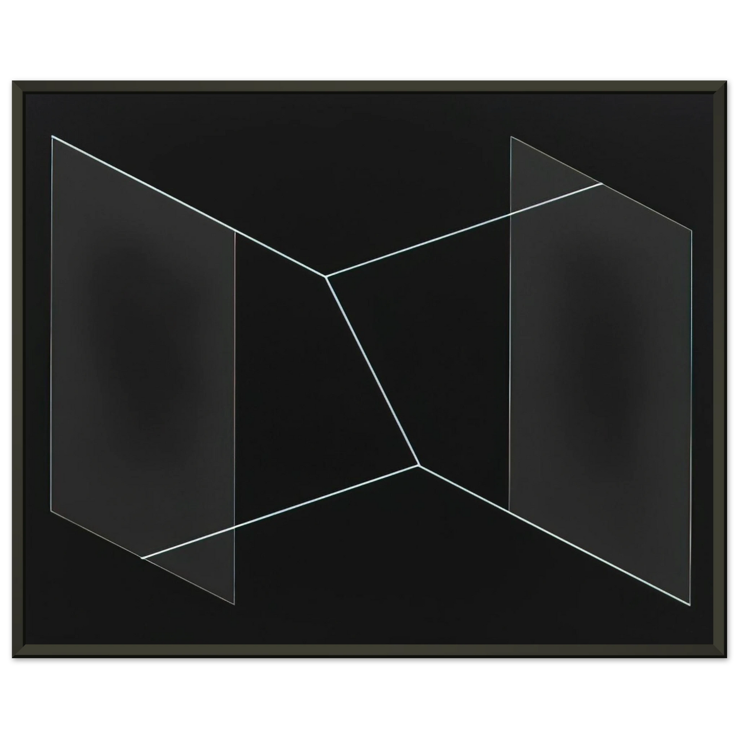 Josef Albers F 32 PERICLES 1954 Framed Art Print - Aluminum Frame - 40x50 cm / 16x20 inches