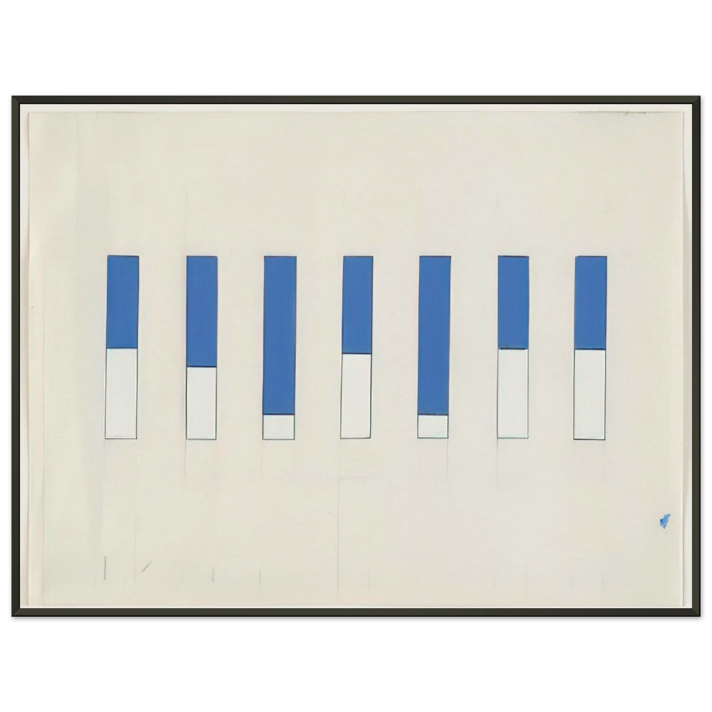 Ellsworth Kelly Awnings Avenue Matignon Framed Art Print - Aluminum Frame - 70x100 cm / 28x40 inches