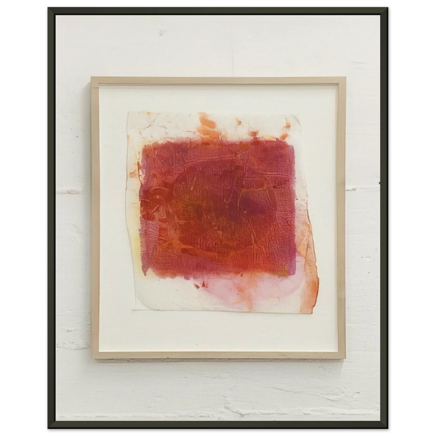 Gotthard Graubner UNTITLED 2004 Framed Art Print - Aluminum Frame - 70x100 cm / 28x40 inches