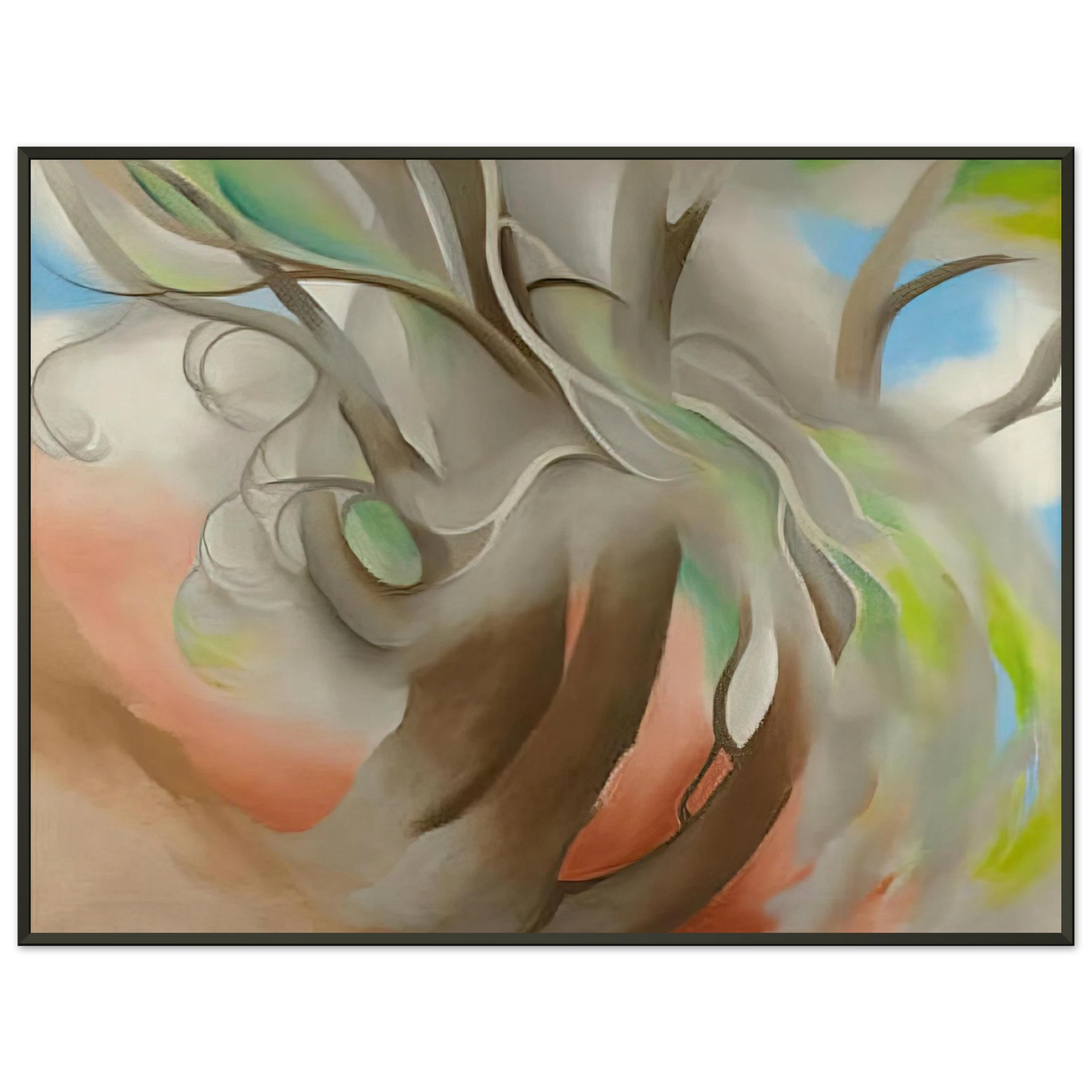 Georgia OKeeffe Spring Tree No II Framed Art Print - Aluminum Frame - 60x80 cm / 24x32 inches