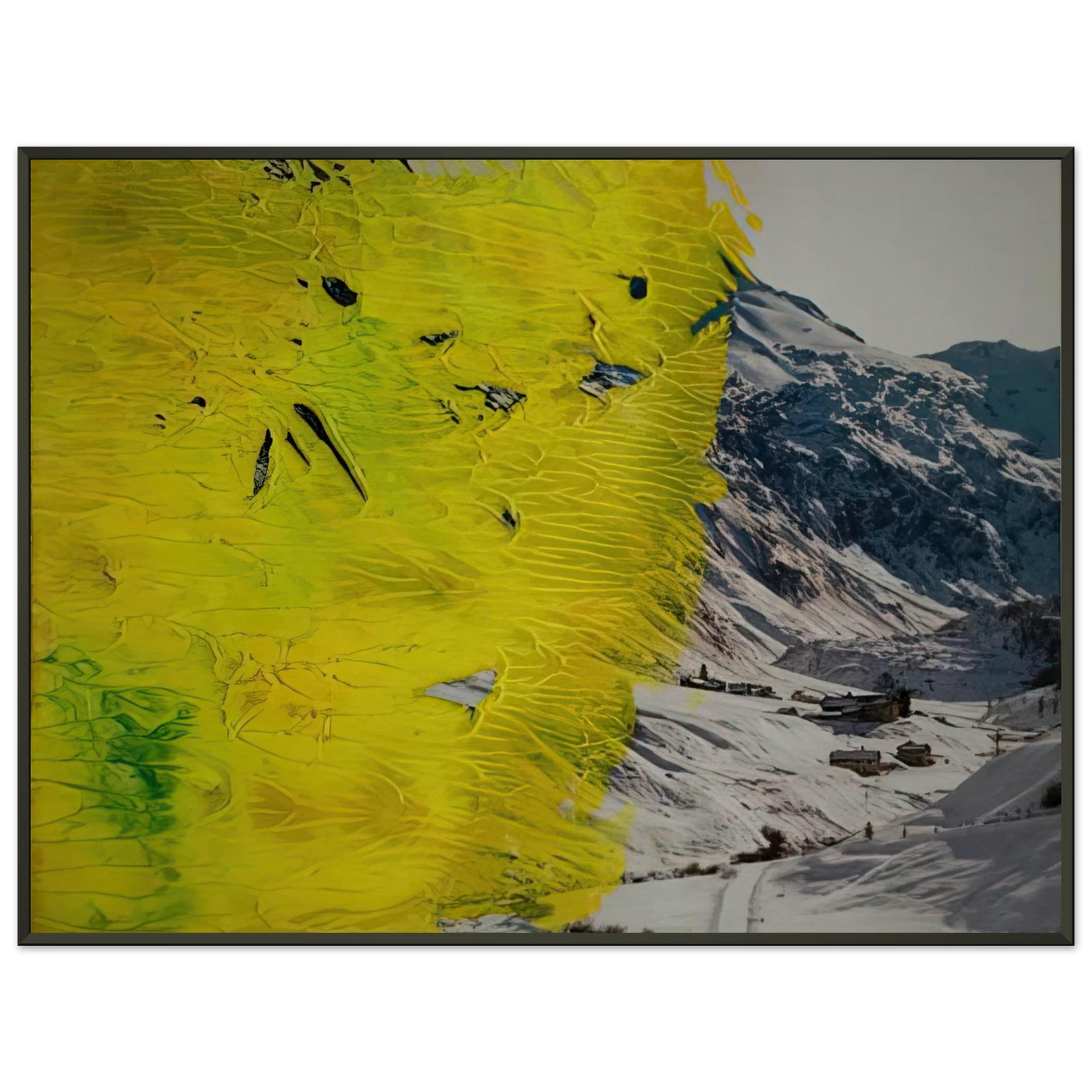 Gerhard Richter 17 3 92 Framed Art Print - Aluminum Frame - 40x50 cm / 16x20 inches