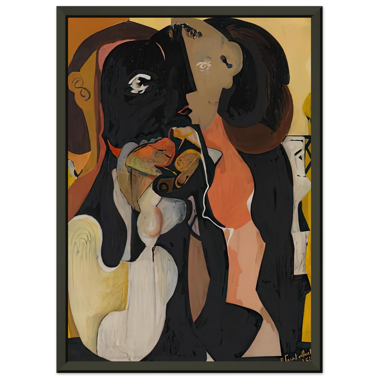 Helen Frankenthaler Woman 1950 Framed Art Print - Aluminum Frame - 40x50 cm / 16x20 inches