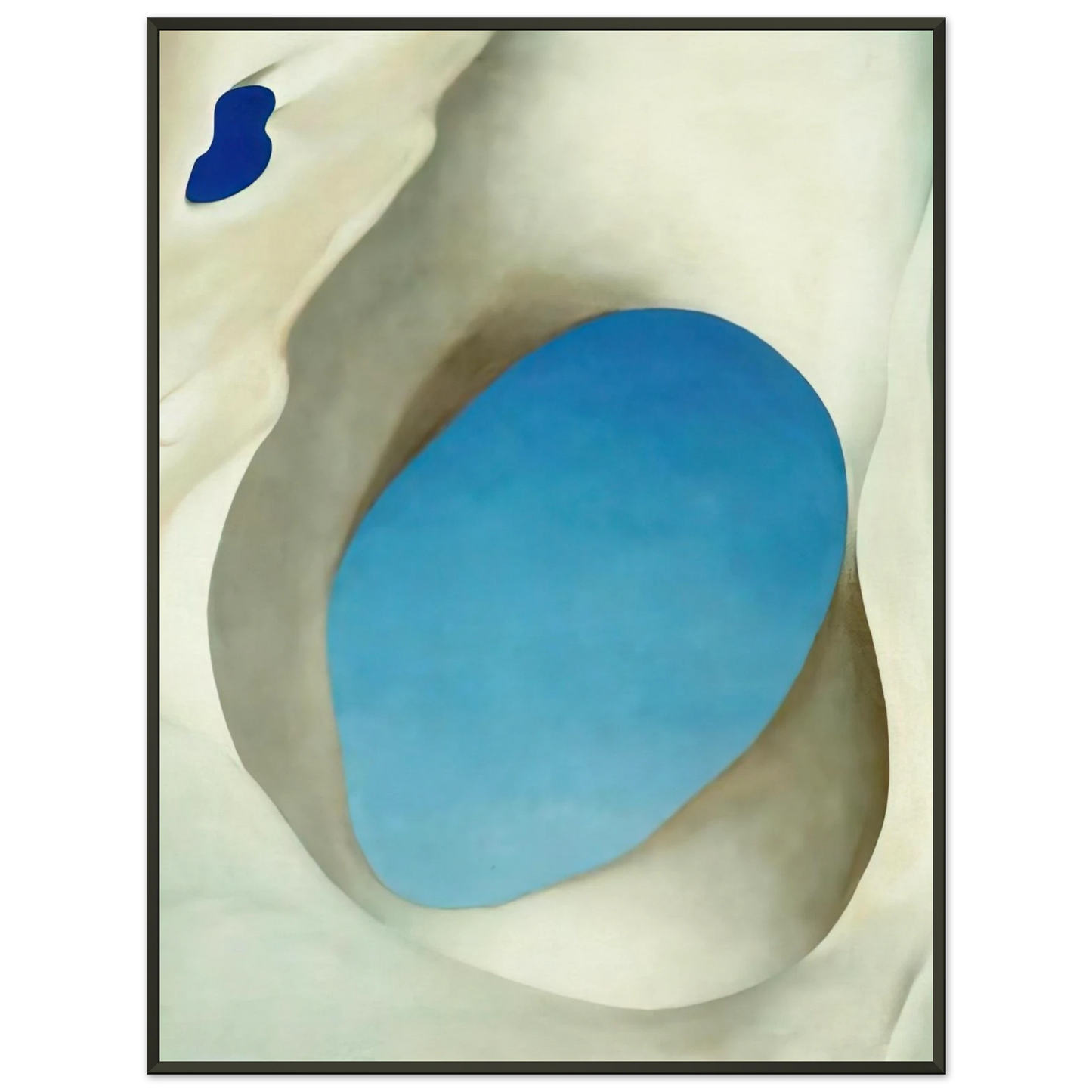 Georgia OKeeffe Pelvis III Framed Art Print - Aluminum Frame - 70x100 cm / 28x40 inches