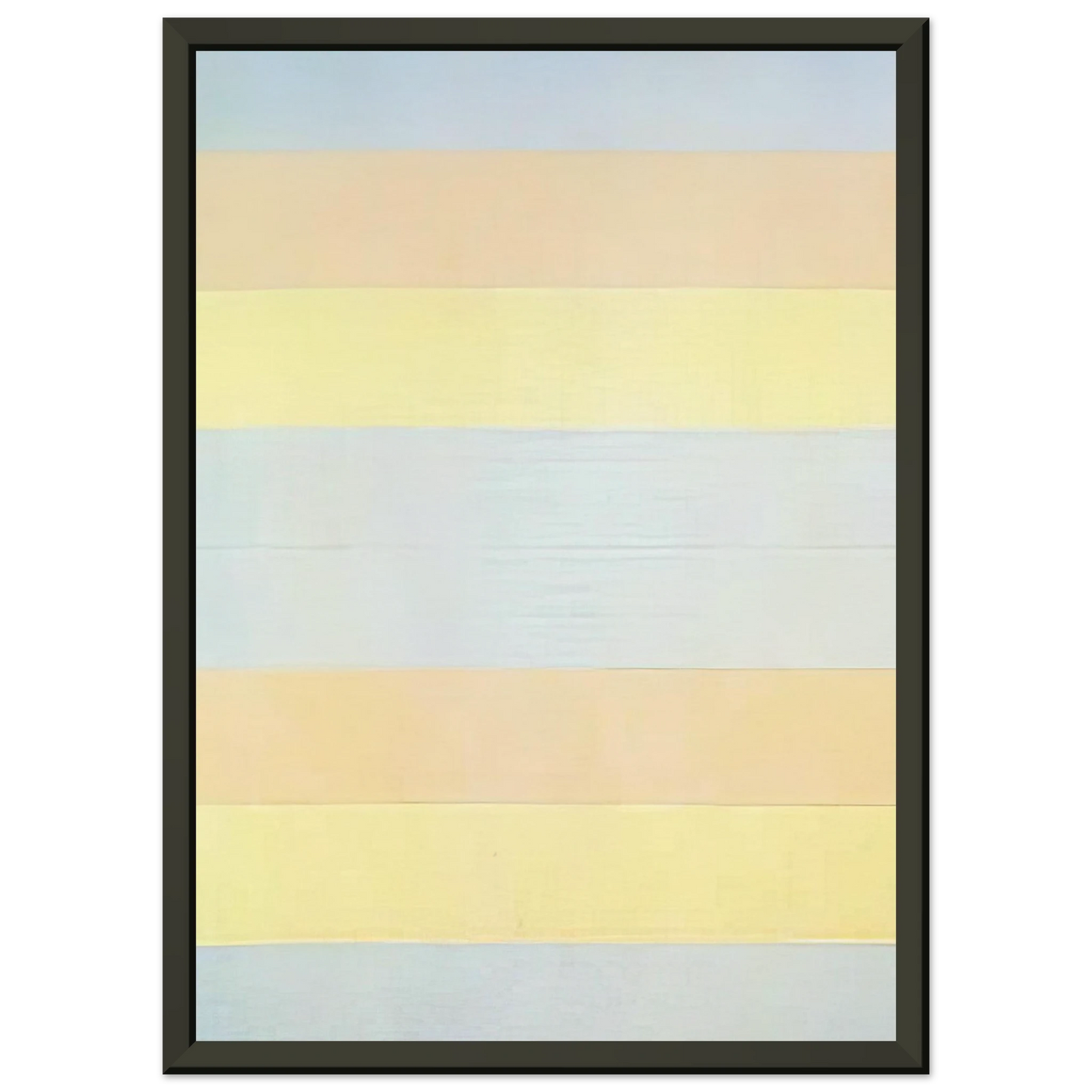 Agnes Martin With My Back to the World Framed Art Print - Aluminum Frame - 70x100 cm / 28x40 inches