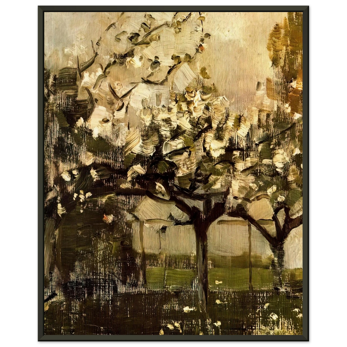 Piet Mondrian  Alberi Framed Art Print  - Aluminum Frame - 70x100 cm / 28x40 inches