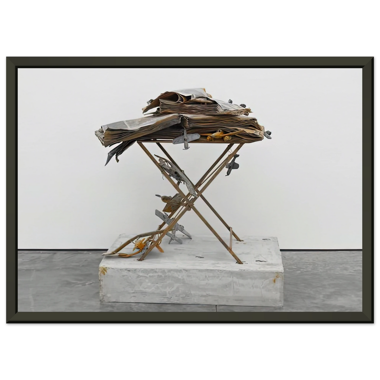 Anselm Kiefer DAT ROSA MIEL APIBUS 2009 Framed Art Print - Aluminum Frame - 60x80 cm / 24x32 inches