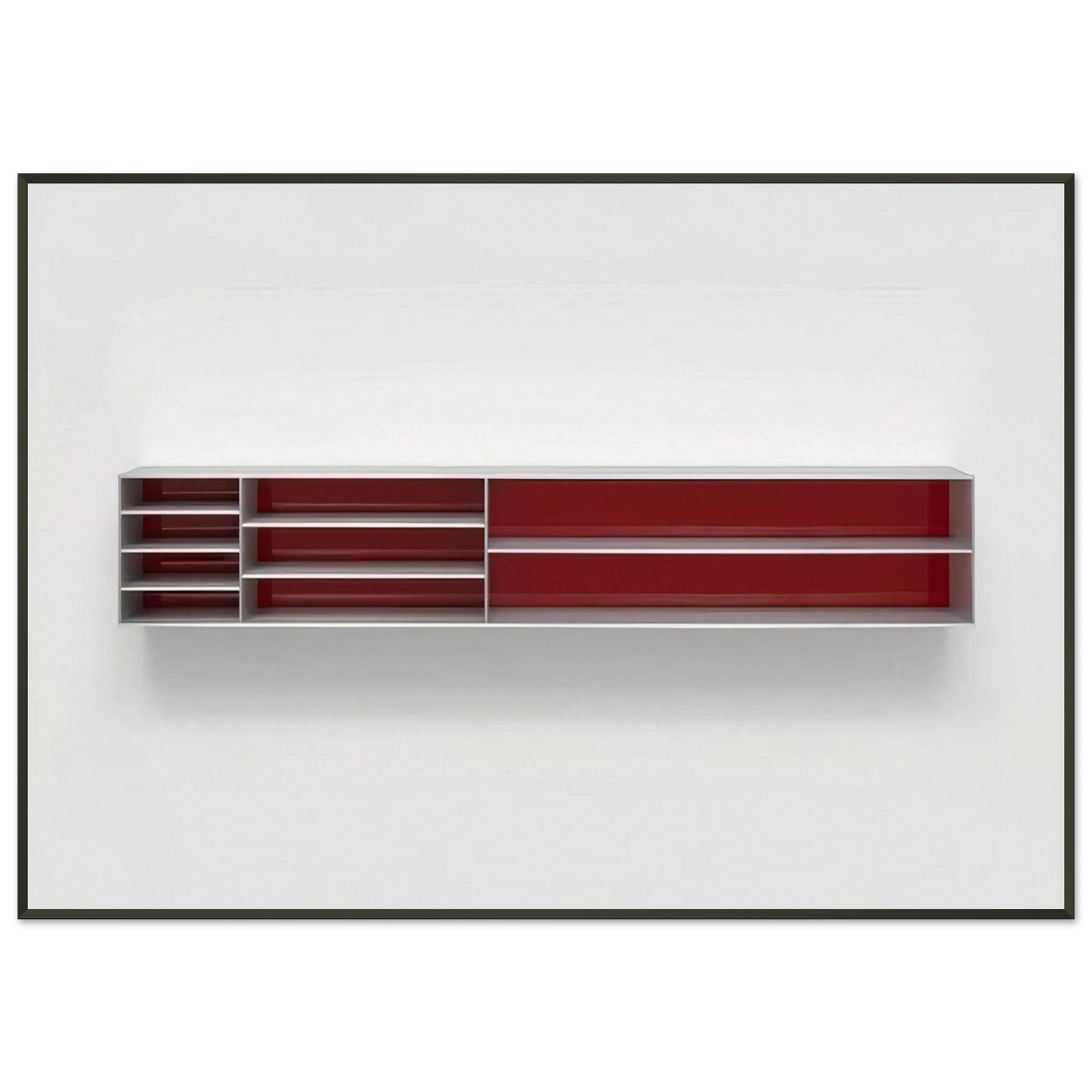 Donald Judd Untitled 1984 Framed Art Print - Aluminum Frame - 21x29.7 cm / 8x12"