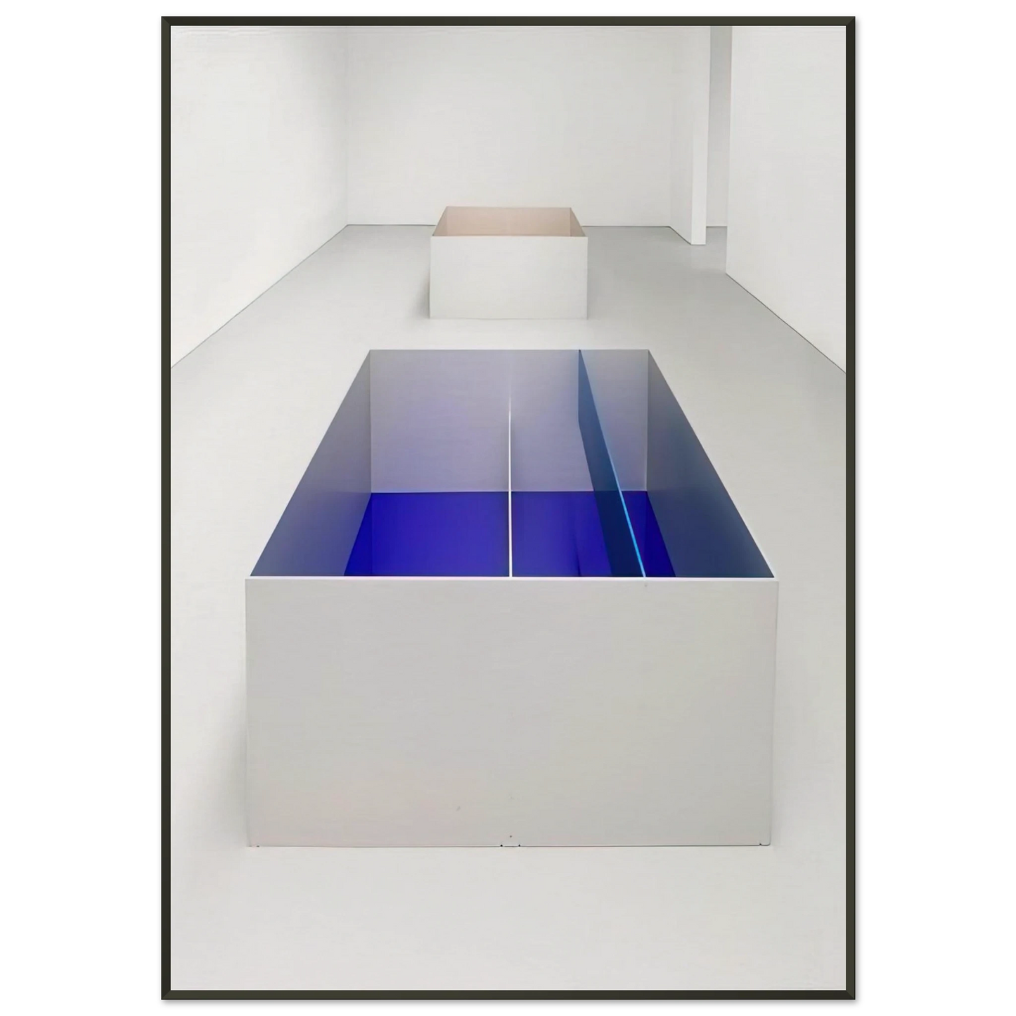 Donald Judd Untitled 896 Menziken 1989 Framed Art Print - Aluminum Frame - 21x29.7 cm / 8x12"