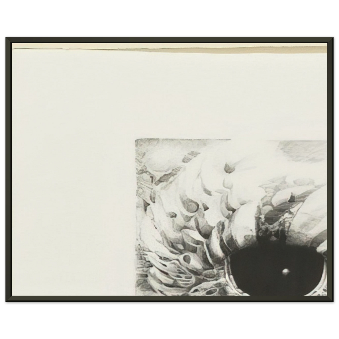Lee Bontecou EIGHTH STONE 1968 Framed Art Print - Aluminum Frame - 40x50 cm / 16x20 inches