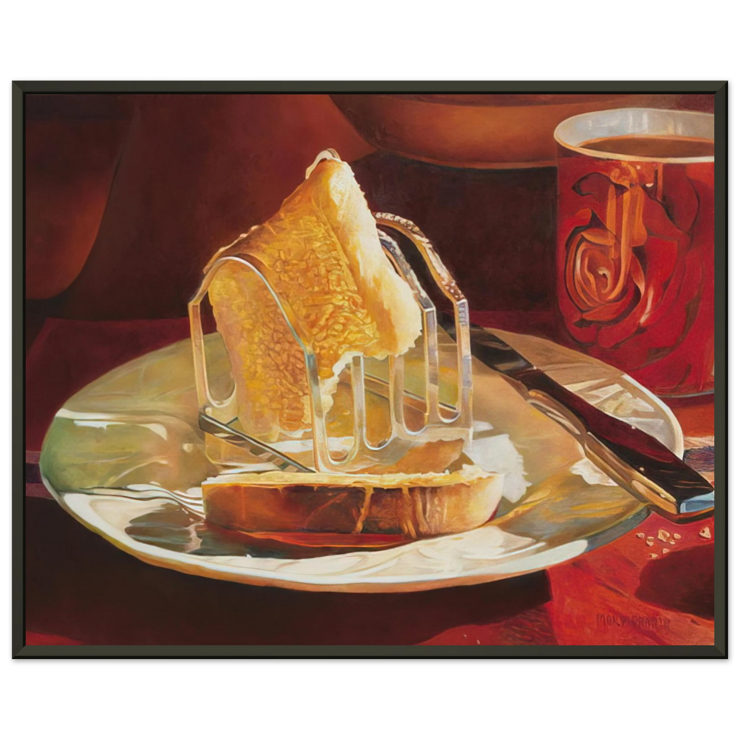 Mary Pratt Between the Dark and the Daylight 2011 Framed Art Print - Aluminum Frame - 60x80 cm / 24x32 inches