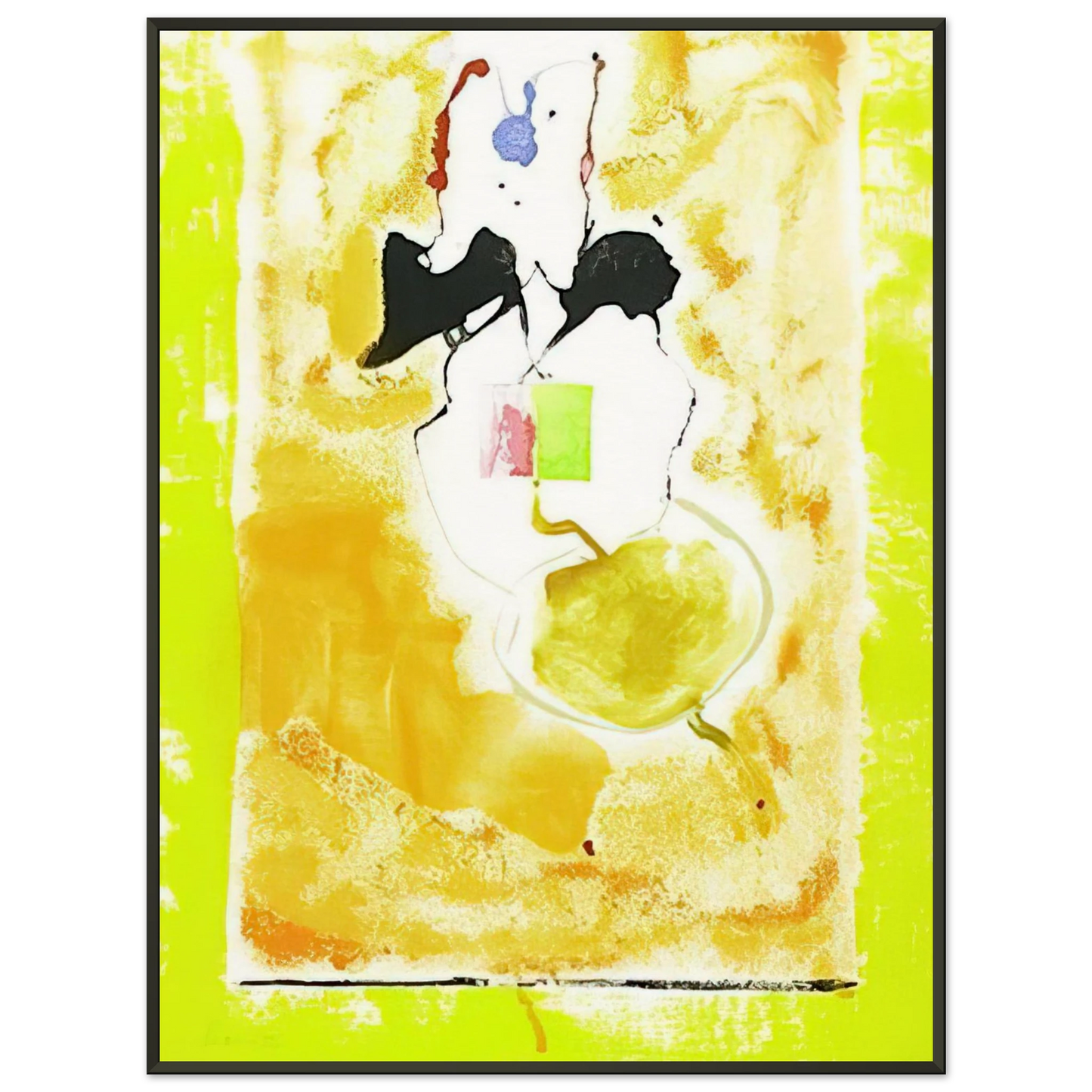 Helen Frankenthaler Solar Imp 2001 Framed Art Print - Aluminum Frame - 60x80 cm / 24x32 inches