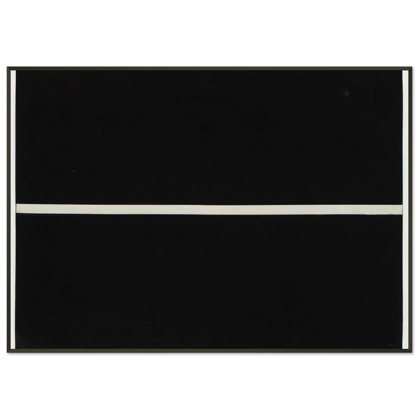 Ellsworth Kelly Horizontal Band Framed Art Print - Aluminum Frame - 21x29.7 cm / 8x12"